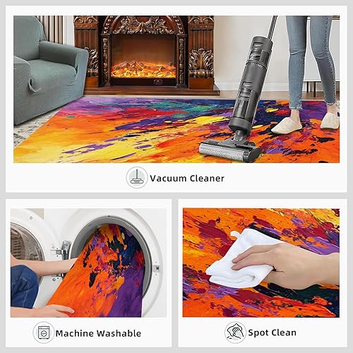 Miniatura 93 de Alfombras temáticas de hacker para dormitorio, alfombra digital de arte abstracto, alfombras Cyberpunk para sala de estar, alfombra antideslizante