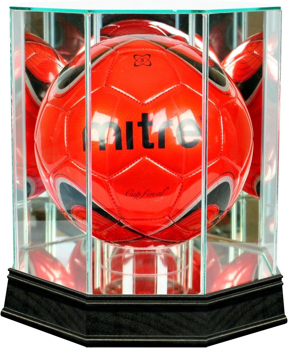 Soccer Display Case with Sport Moulding