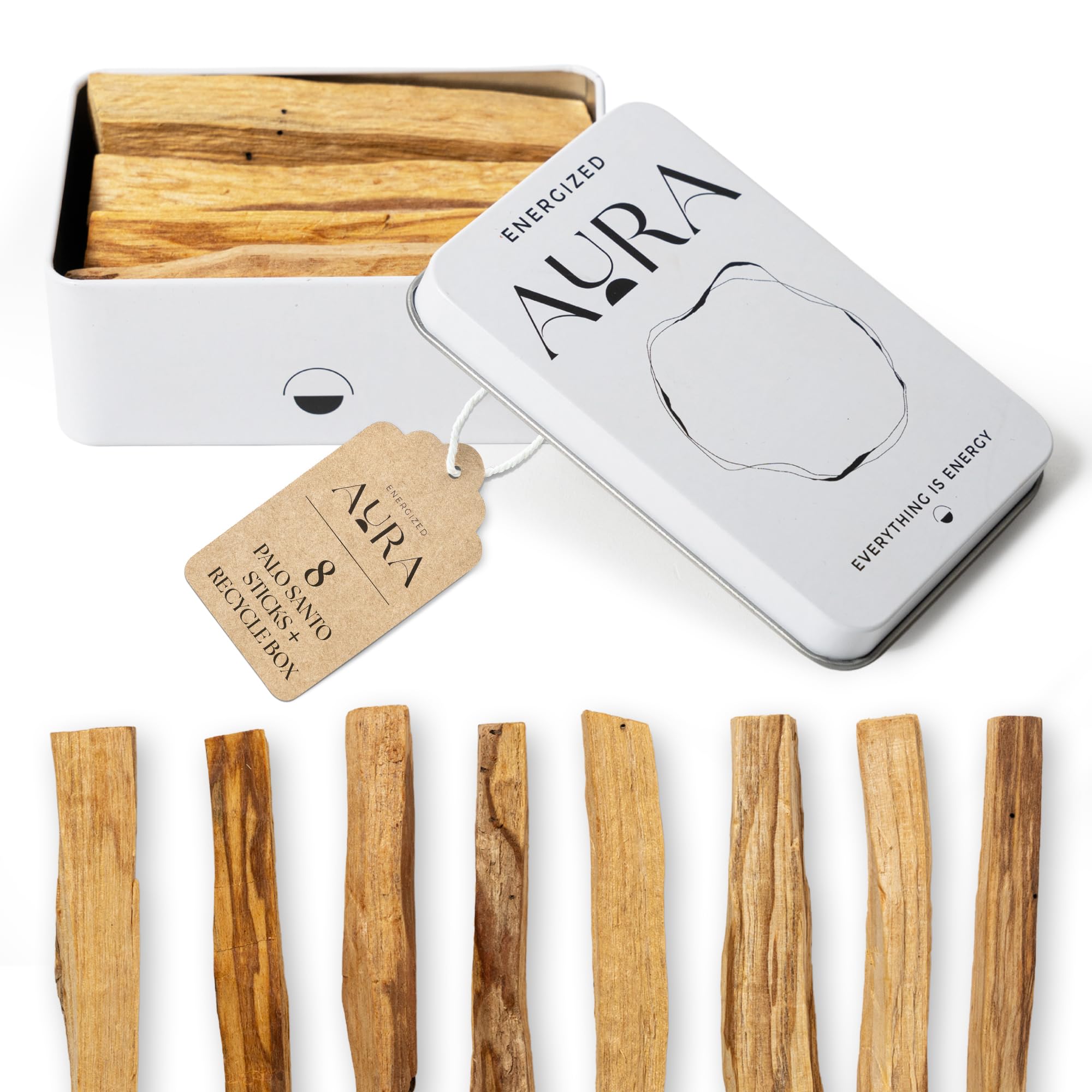 Palo Santo Sticks - Palo Santo Stick - Authentic Real PaloSanto - Premium Palosanto - Smudging - from Peru - Palo - 8 Sticks