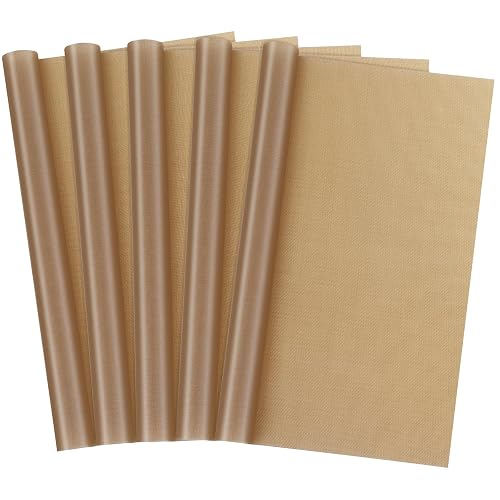 Selizo 5 Pack Teflon Sheet for Heat Press, Large Size