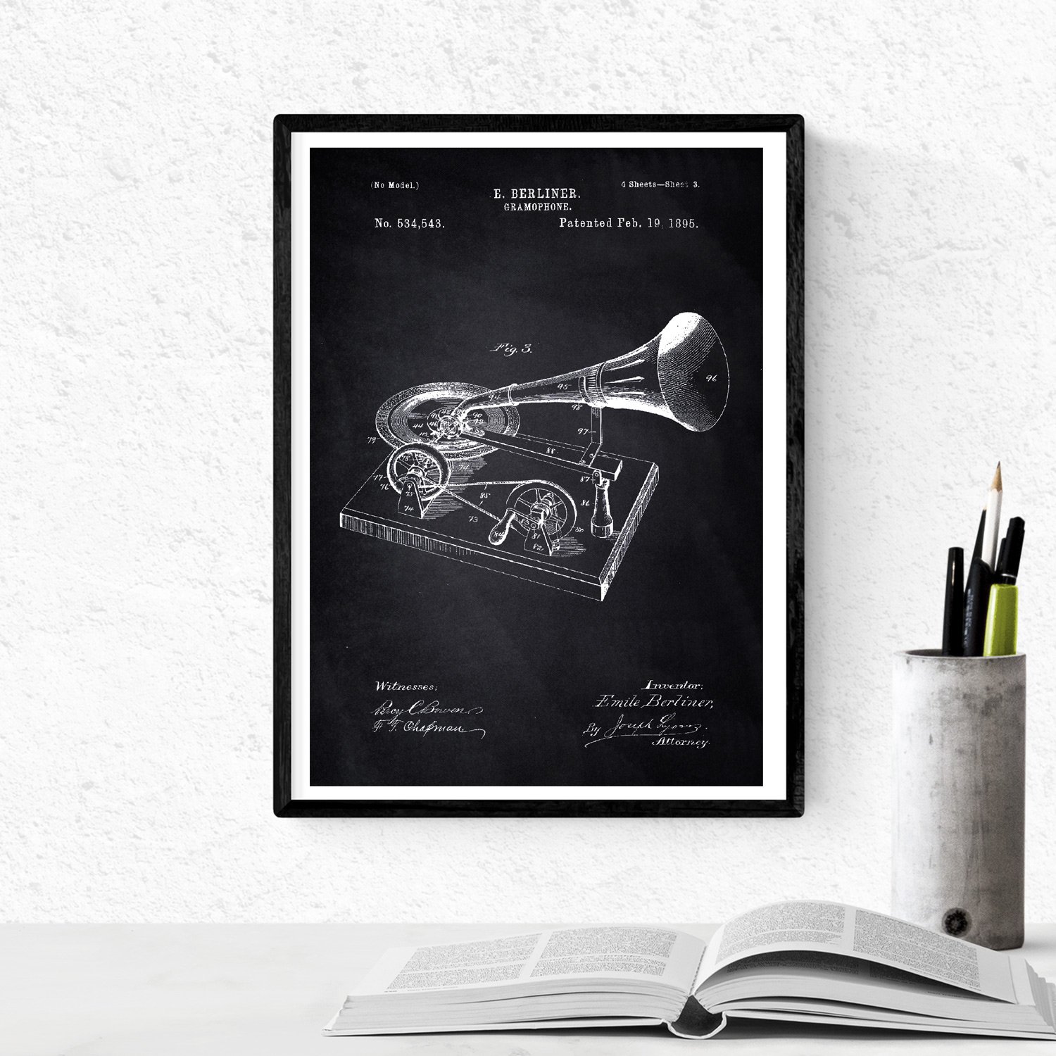 Affiche Vintage Brevet De Train - Impression A3 Sur Papier 250g - Décoration Rétro Bureau