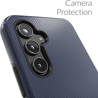Crave for Samsung Galaxy A54 Case, Shockproof Protection Dual Layer Case for Galaxy A54 (6.4 inch) - Navy