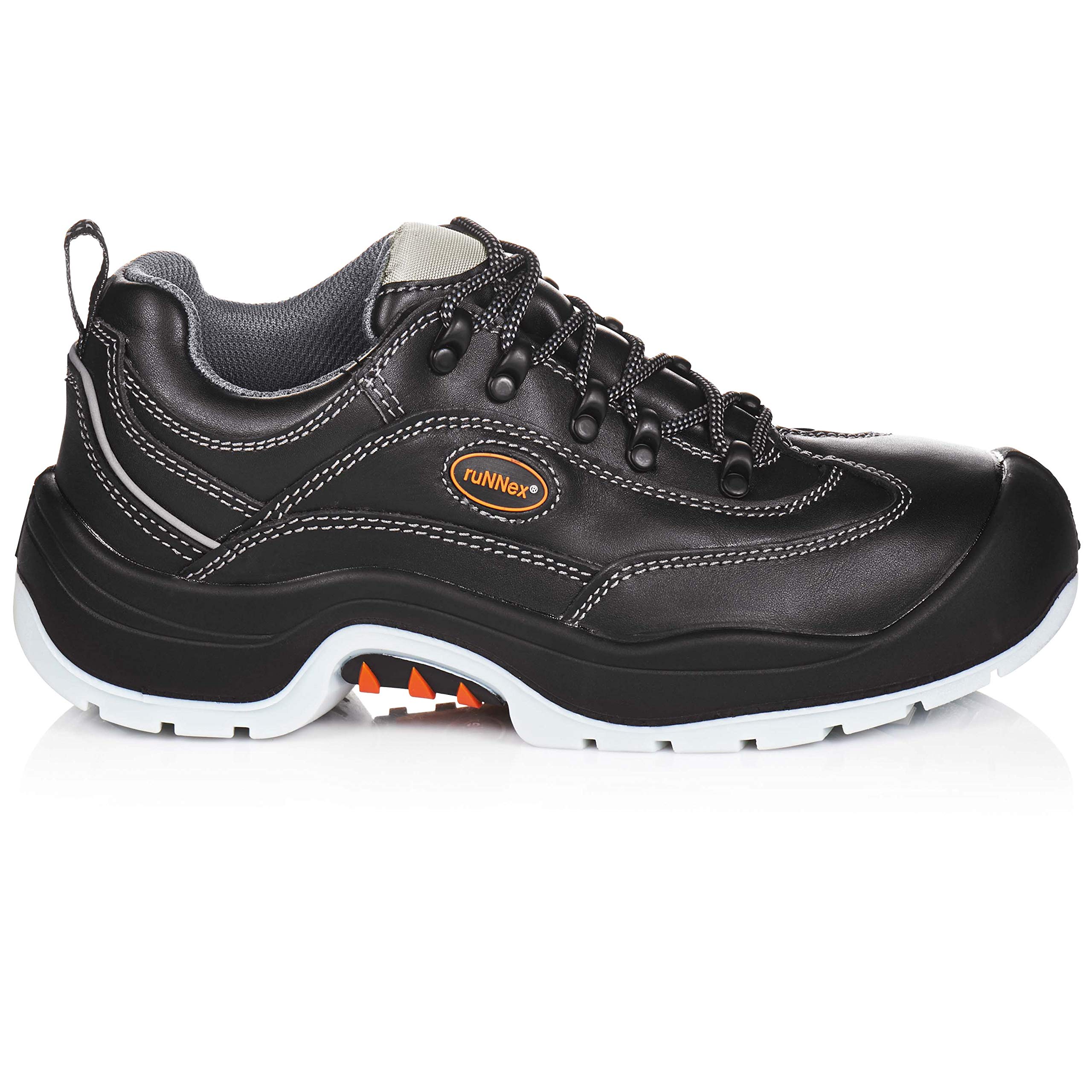 RuNNex SportStar 5343 – Scarpe Antinfortunistiche S3 SRC, Leggere (530g), Pelle E Nabuk, Protezione Alluminio E Antiperforazione, Taglia 38