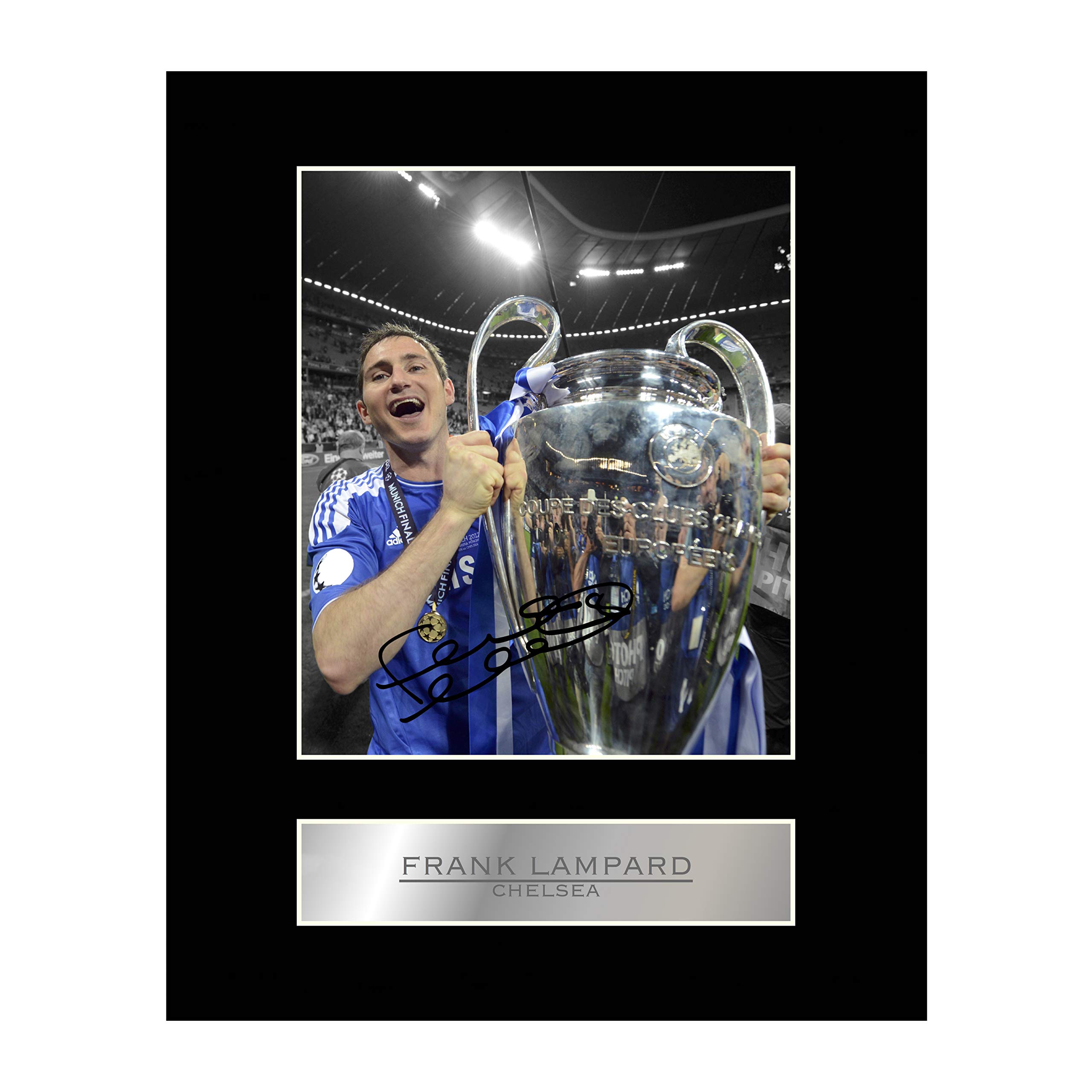 Iconic pics Frank Lampard Digitally Signed Mounted Photo Display 10x8 Inches Autographed Picture Print