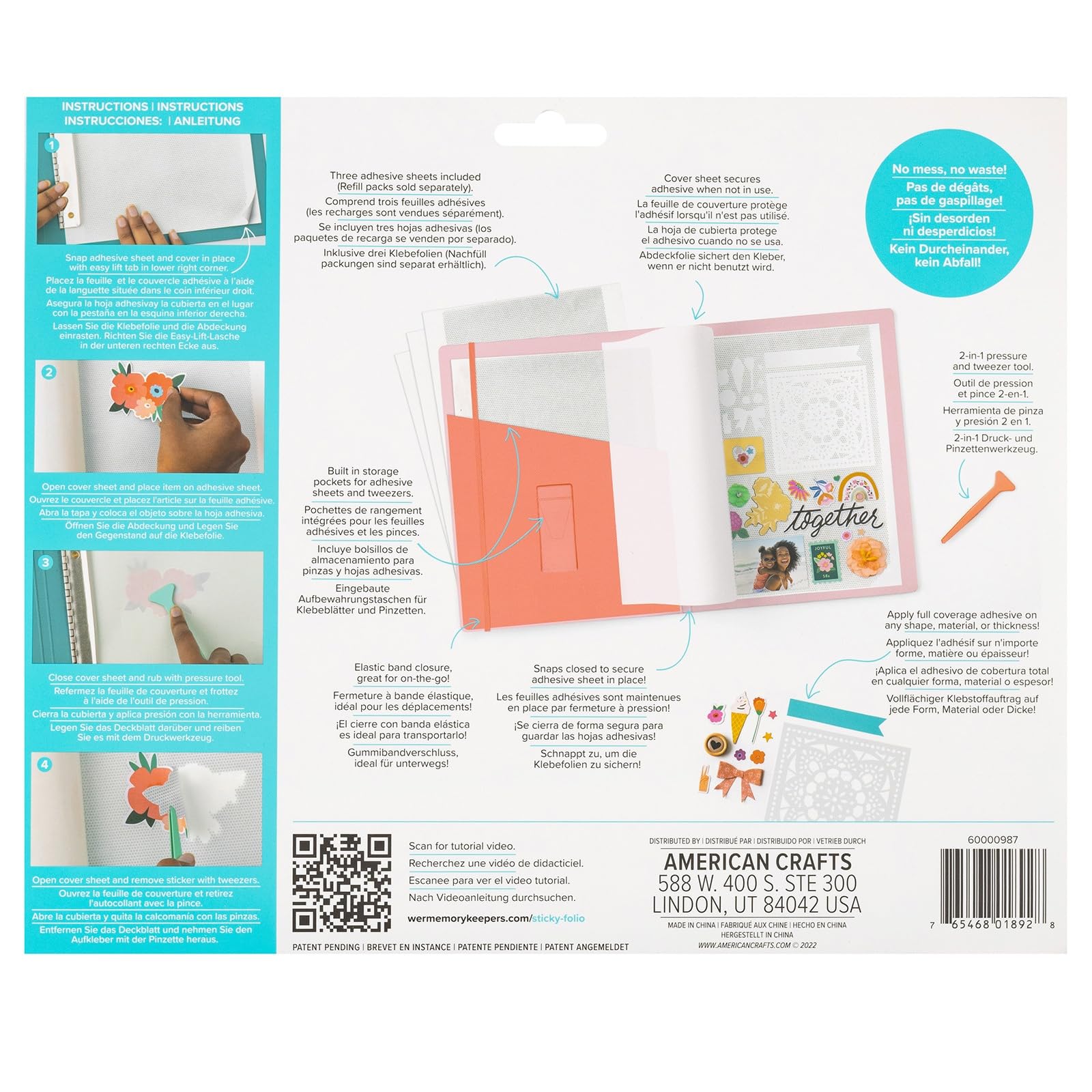 Snapklik.com : We R Memory Keepers Makers Sticky Folio