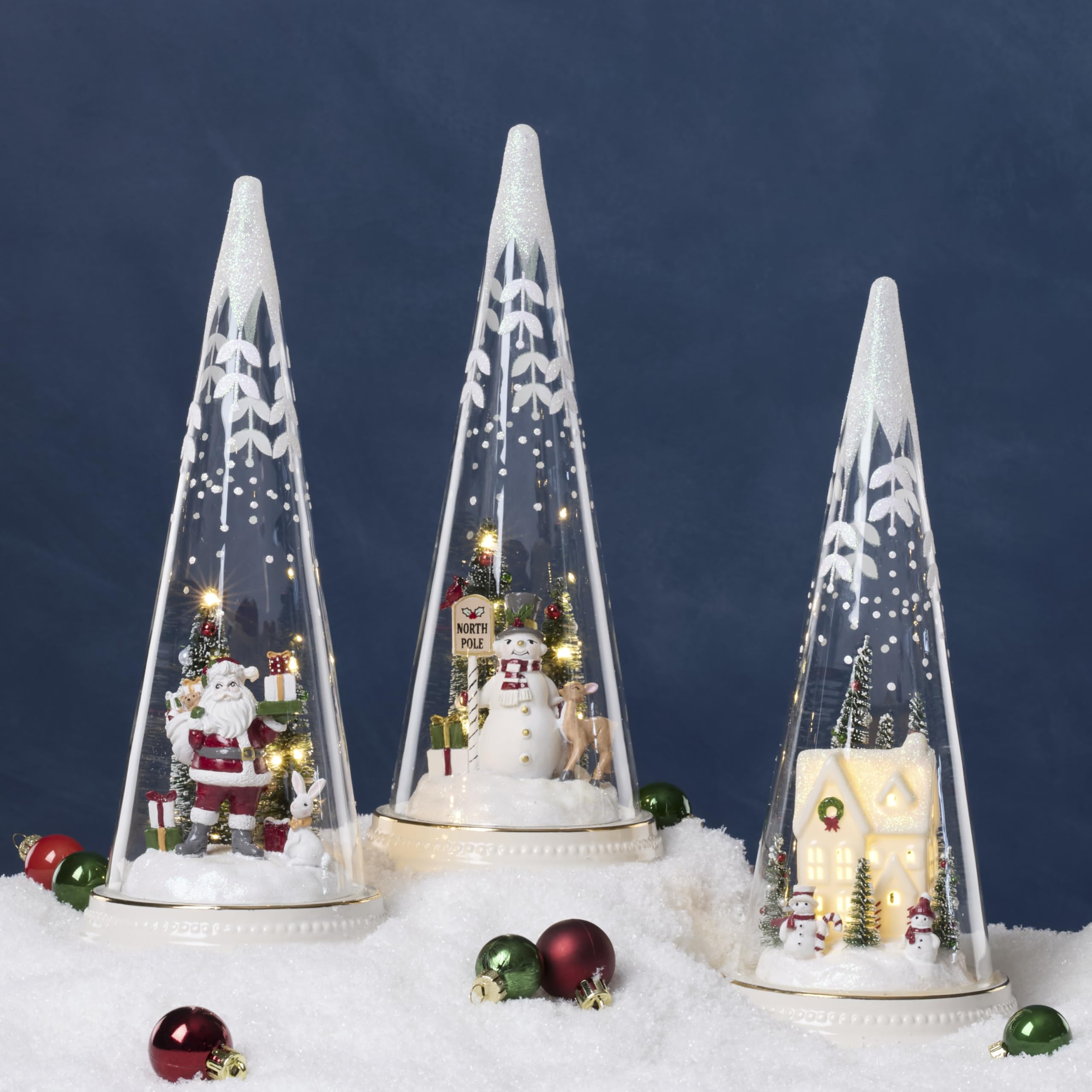 Amazon.com: Lenox Figurine, Merry & Magical Light-Up Santa with