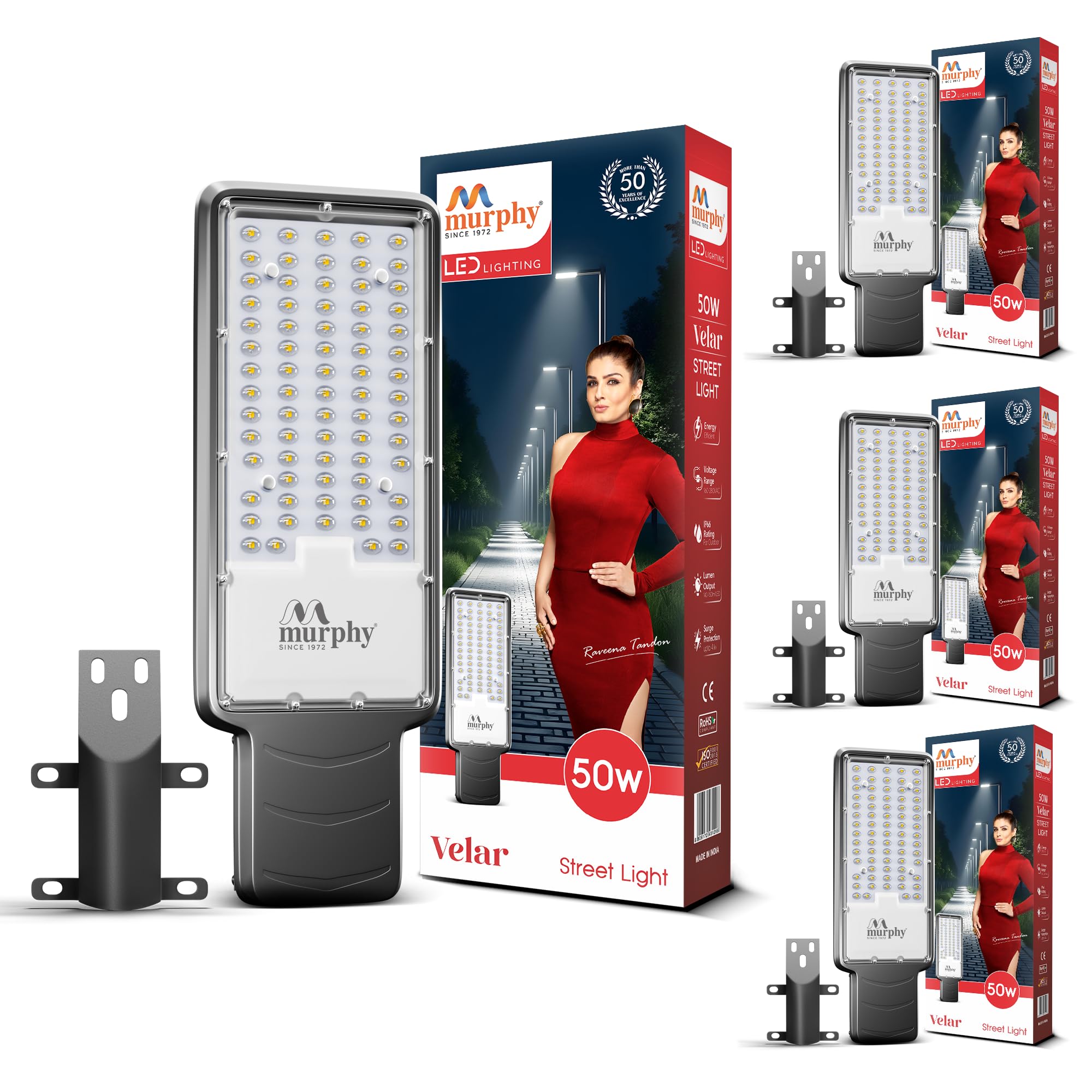 Murphy LED Street Lights - 3600 Lumens, Waterproof & Auto On/Off -29