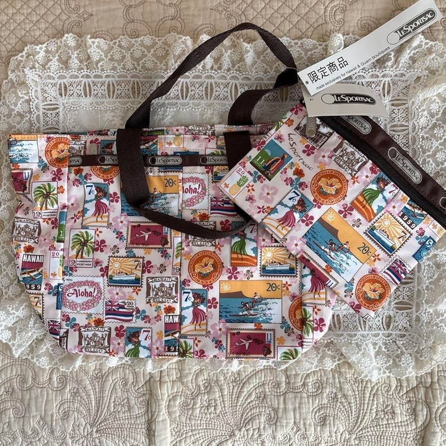 ハワイ限定　レイアロハ柄　レスポートサック エクストラ.ラージボストンバッグ ハワイ限定 レイアロハ柄 レスポートサック エクストラ.ラージ
