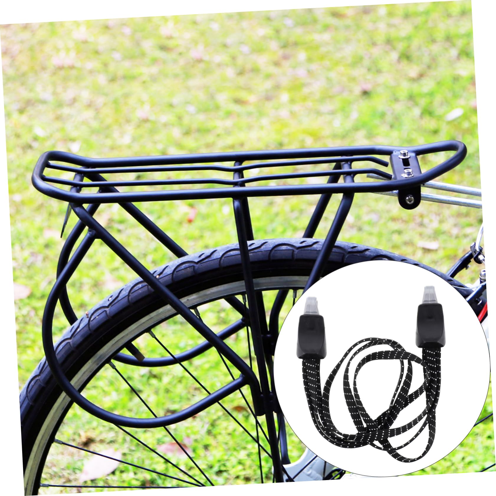 Holibanna 5pcs 3 1 Rope Bike Elastic Luggage Rack Cords Tie Down Straps Bike Bungee Cord Bike Strapping Elastic Luggage Belt Lashing Strap Rubber Band Cycling Equipment Motorcycle Plastic