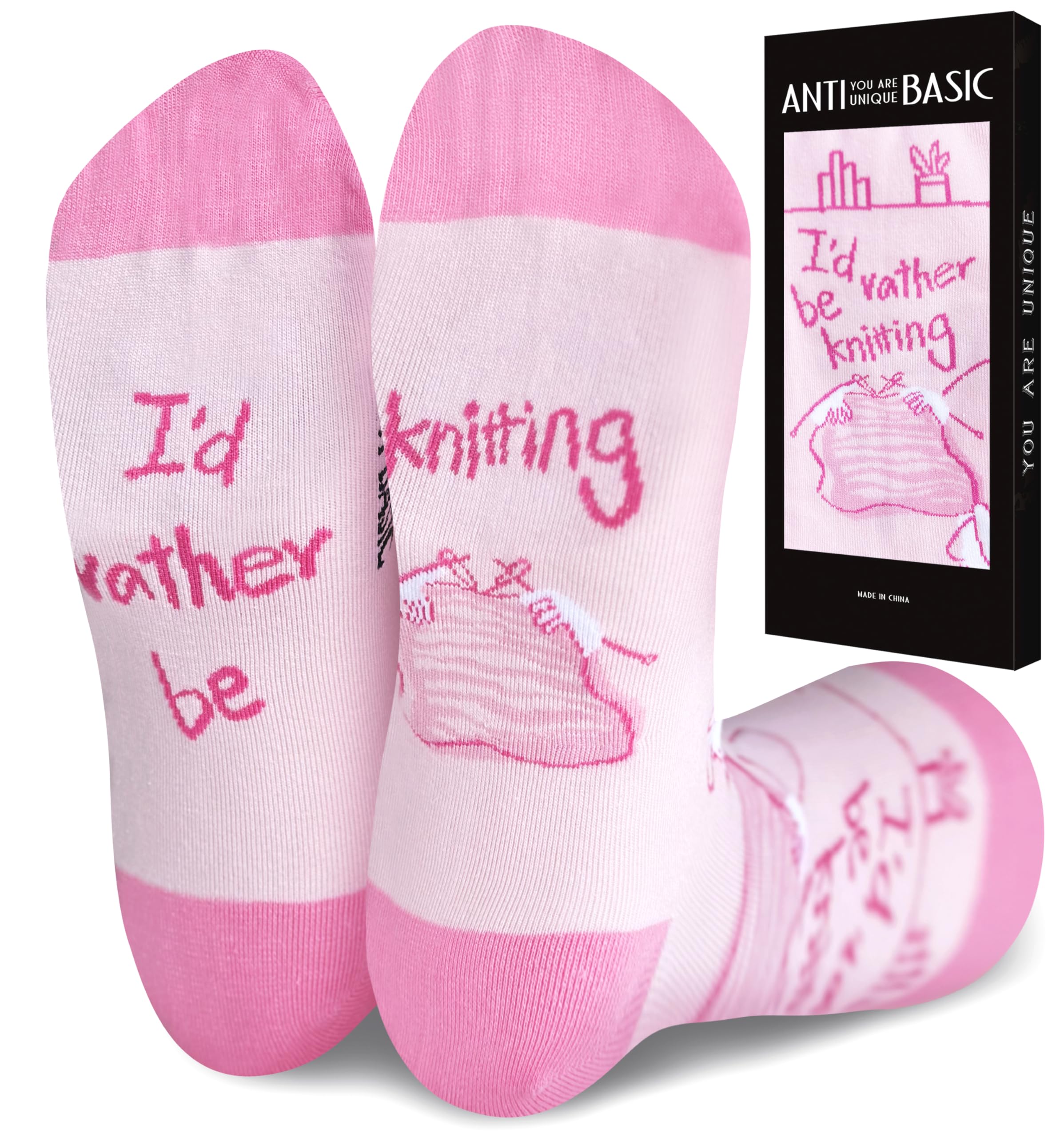 ANTI BASIC Novelty Cat Socks Gift for Women(fits Women shoe size 6-12)