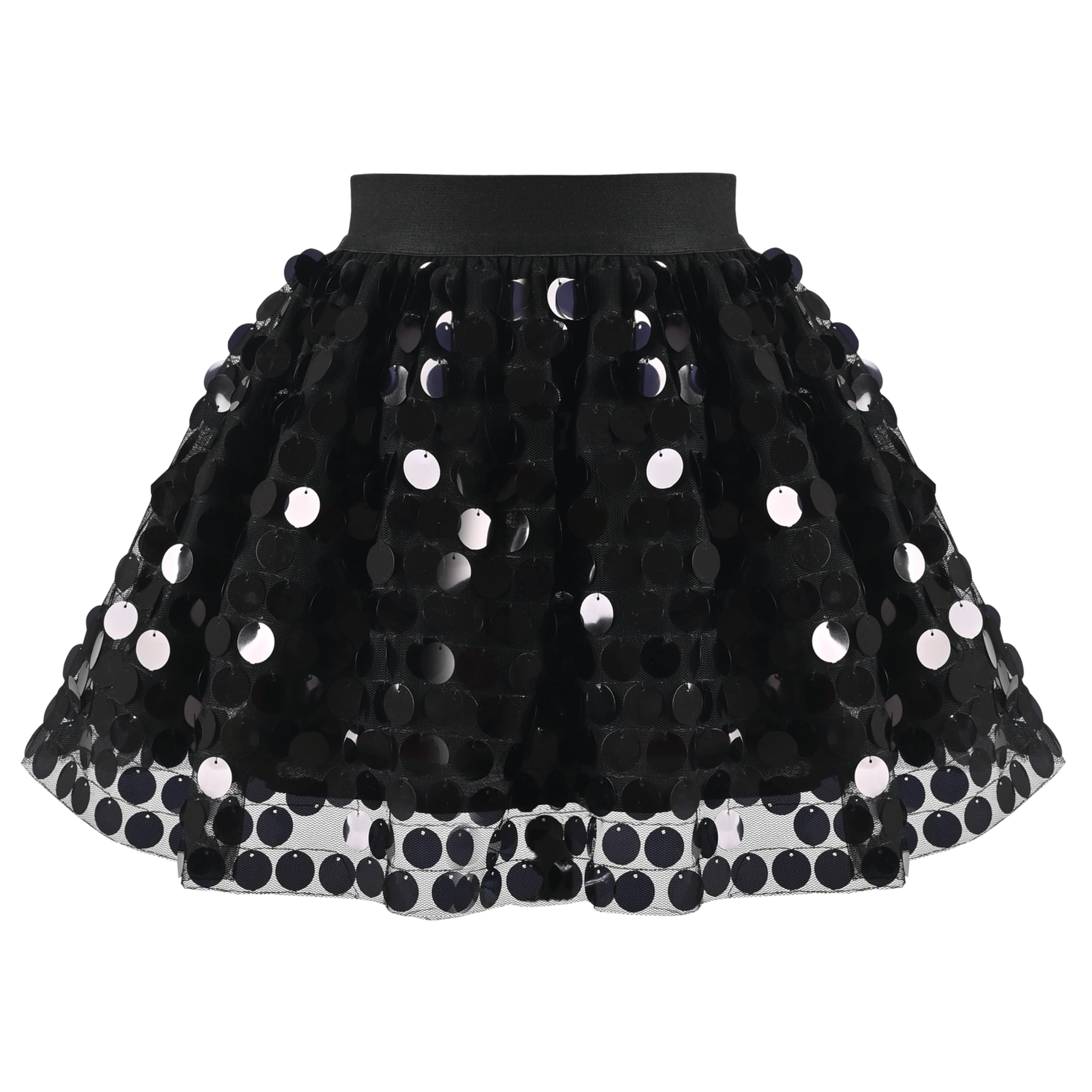 Sunny Fashion Girls Skirt Purple Mermaid Sparkly Sequin Tutu Party Ballet Dance
