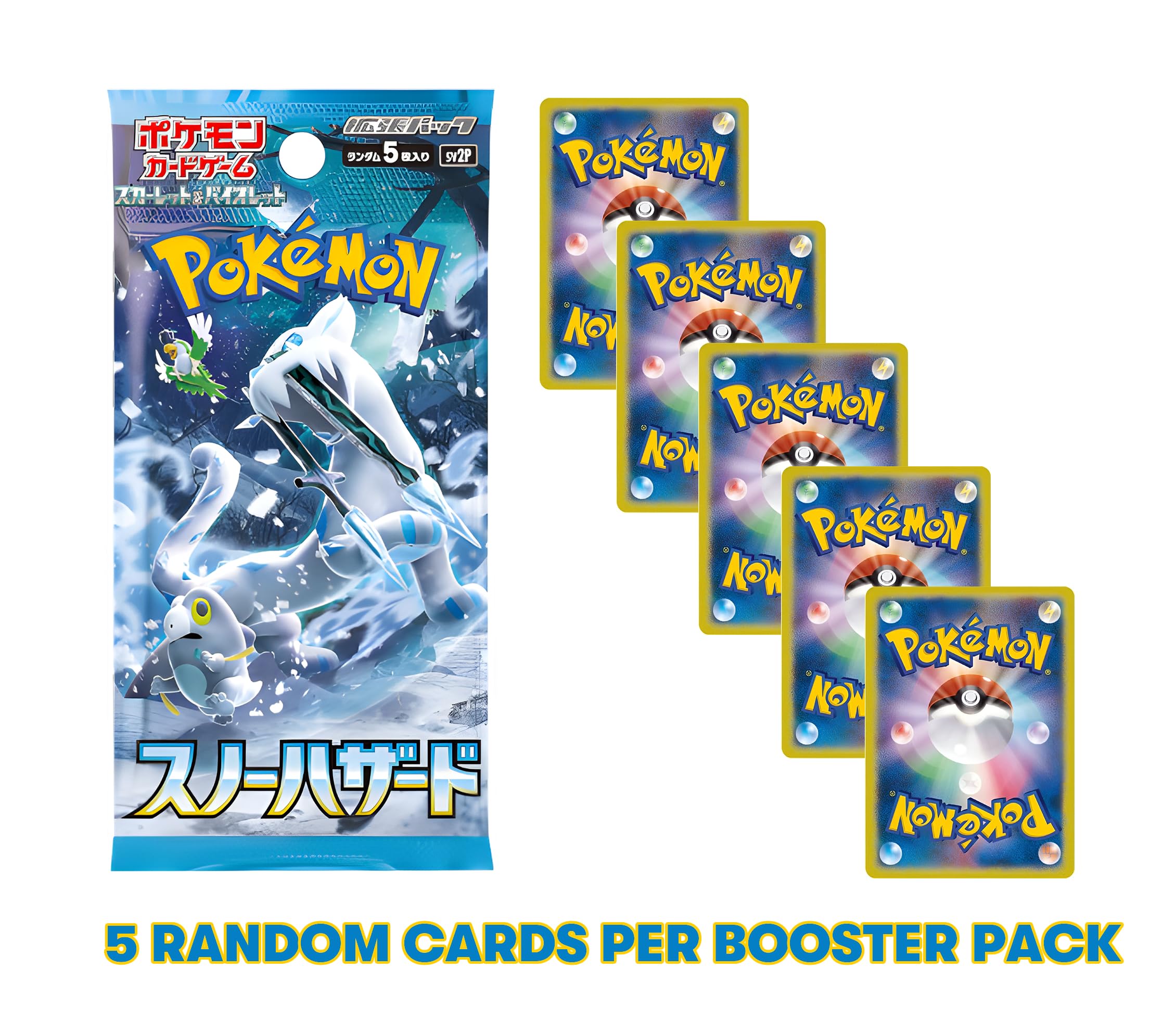 paldea evolved japanese booster box Pokemon TCG Snow Hazard Booster Box | 30x Japanese Paldea Evolved Booster  Packs | Japanese Pokémon Packs | Japanese Pokémon Cards