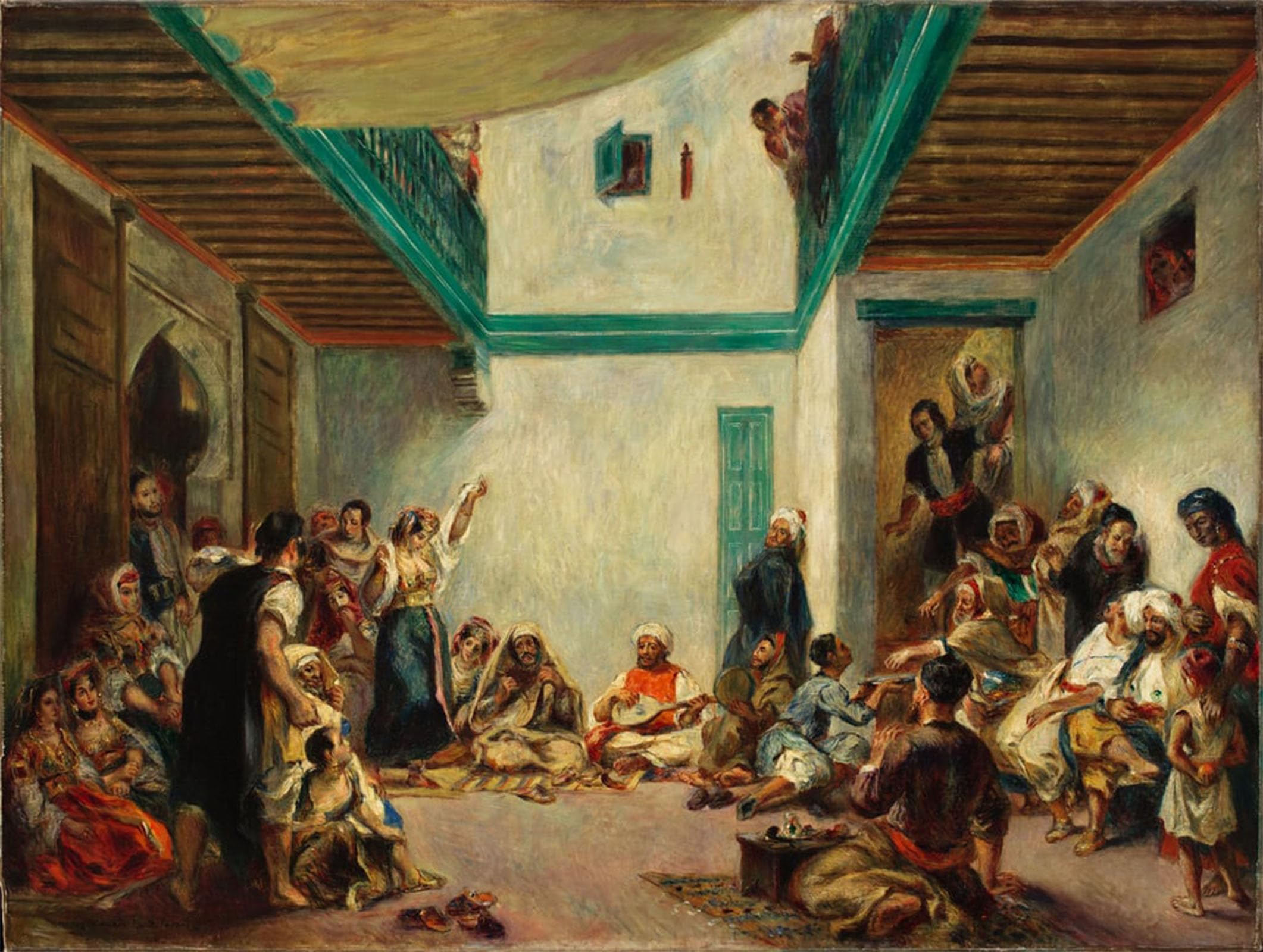 POSTERIIk Vintage Art Print Images Pictures Print the Jewish Wedding by Pierre Auguste Renoir Modern Colour Posters for Office Home Decor 60x90cm