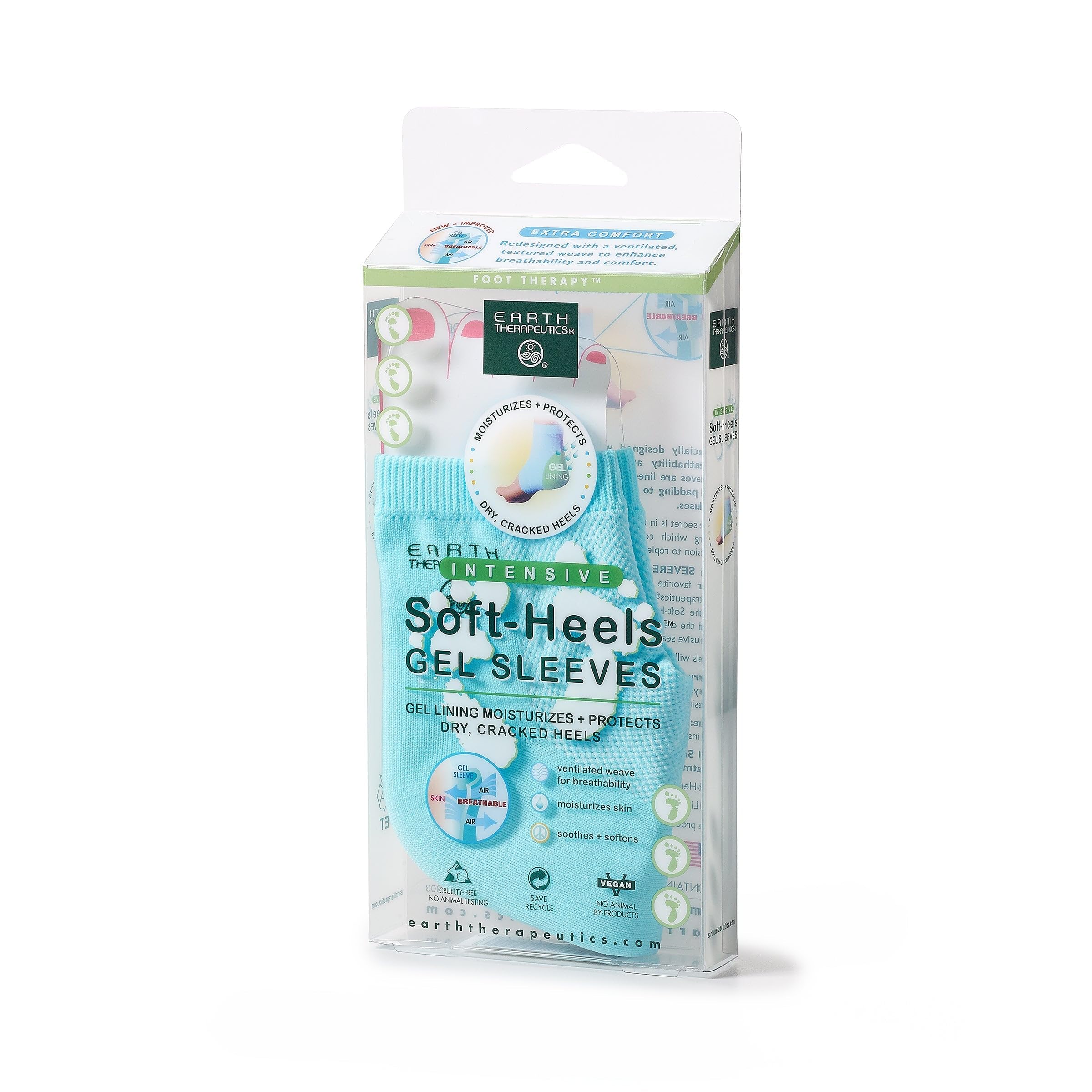 Earth Therapeutics Soft Heels Gel Sleeves