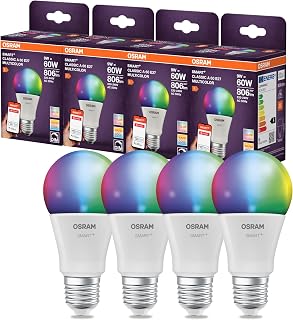 Osram SMART LED A60 Kolbenform E27 9W ZigBee RGBW Farben