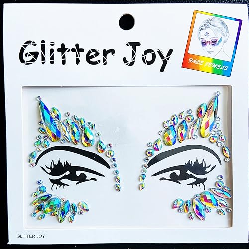 Miniatura 10 de Tatuaje de gemas para la cara con diamantes de imitación, calcomanías de tatuaje, joyas para el rostro, cristales rave, gemas para el cuerpo,