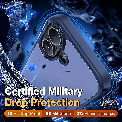 Miniatura 374 de Funda para iPhone 12, a prueba de golpes, para iPhone 12 Pro, protección contra caídas de grado militar, parte trasera dura, delgada, translúcida
