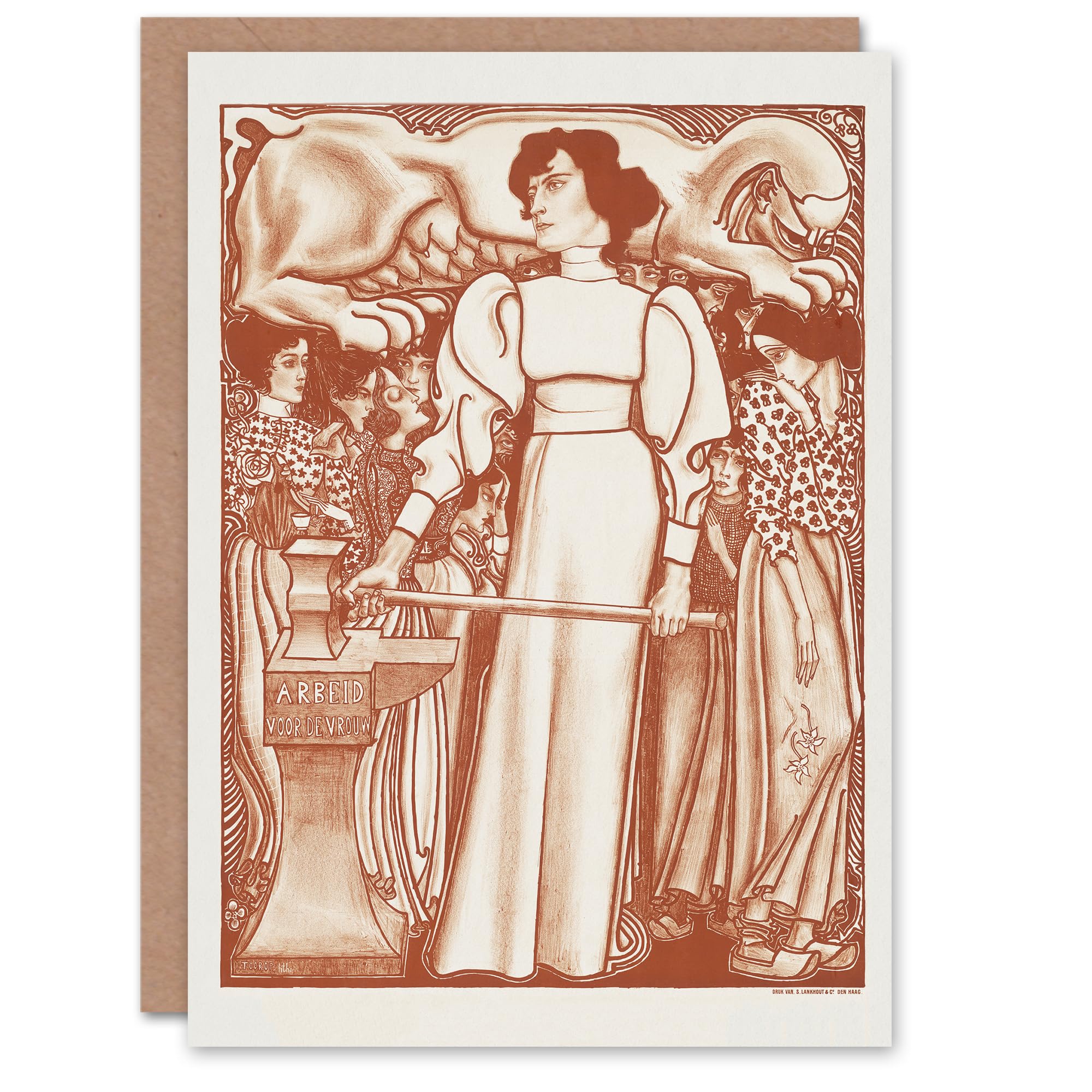 Artery8 Jan Toorop Art Card Work for Women Exhibition Poster