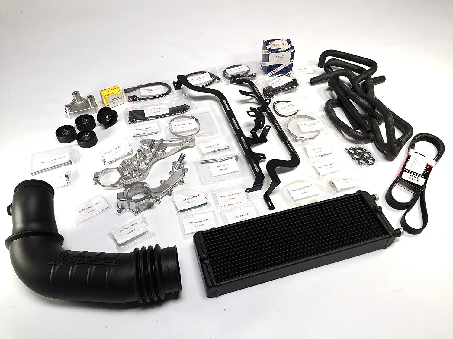 Sprintex 272A1001 Black Standard Supercharger system (Dodge Challenger Charger C300 - Complete System),