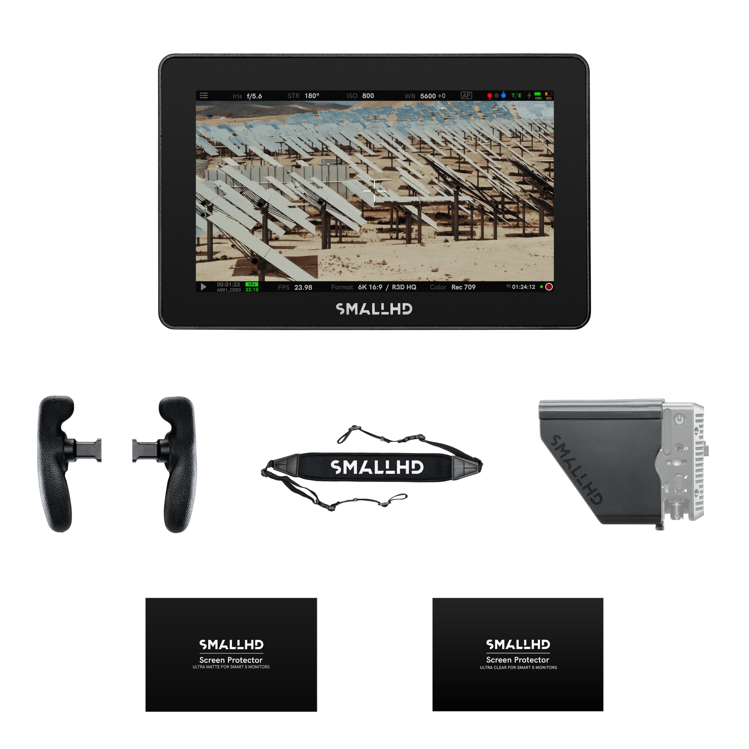 SmallHD Cine 5 Touchscreen On-Camera Monitor with Accessory Package