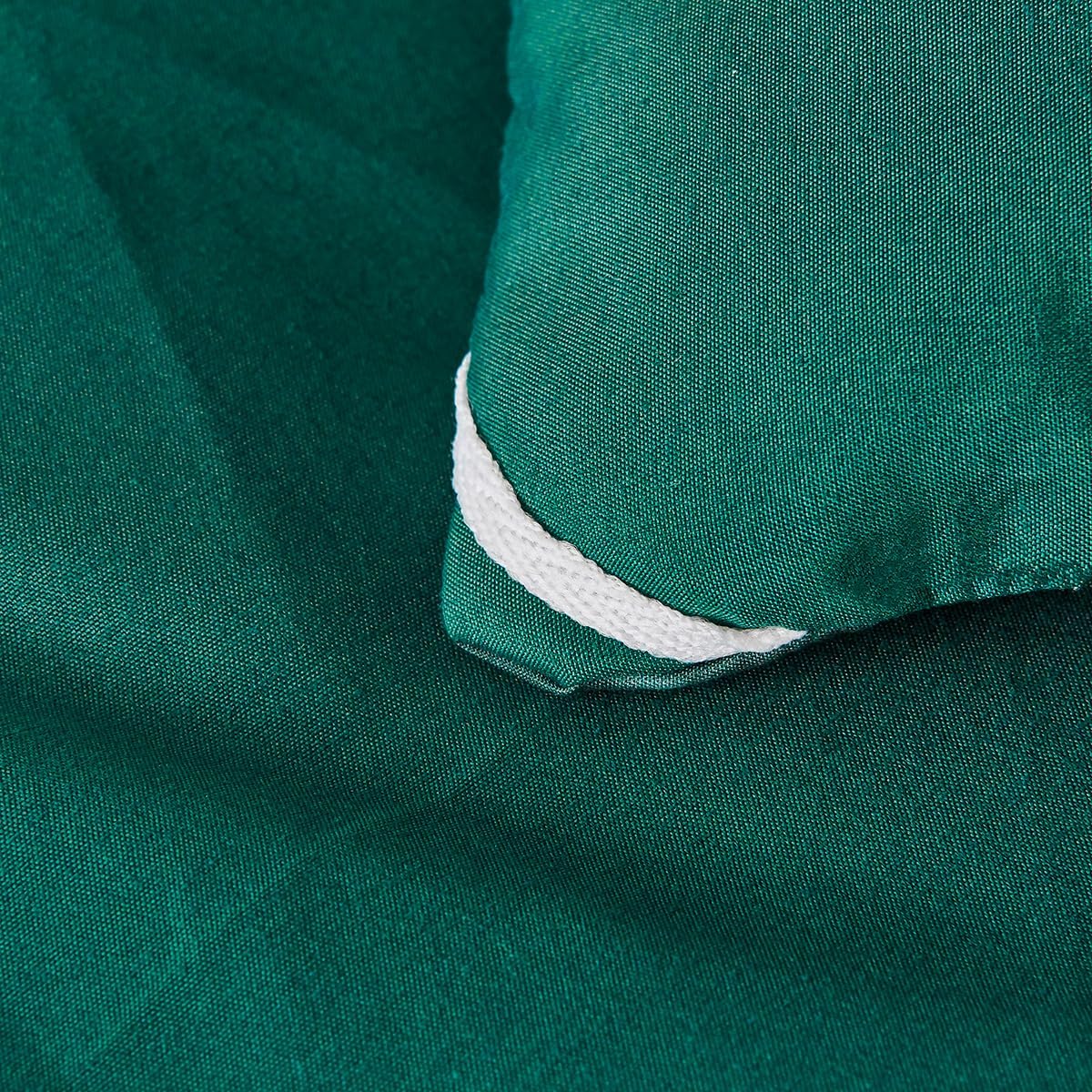 ZRNBAST Hexagon Emerald Green Comforter Set Queen Honeycomb Geometric Bedding Set 7 Piece Bed in A Bag with Gold Trim Print Pattern All Season Marble Bed Set with Sheets (Emerald Green, Queen)