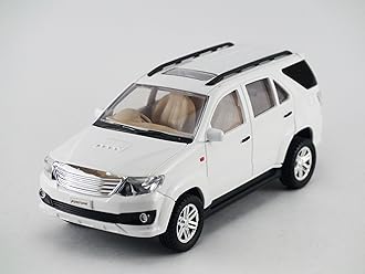 Centy Toys Plastic Fortuner Model Car, Pack Of 1, White, Kid,Adult,Toddler