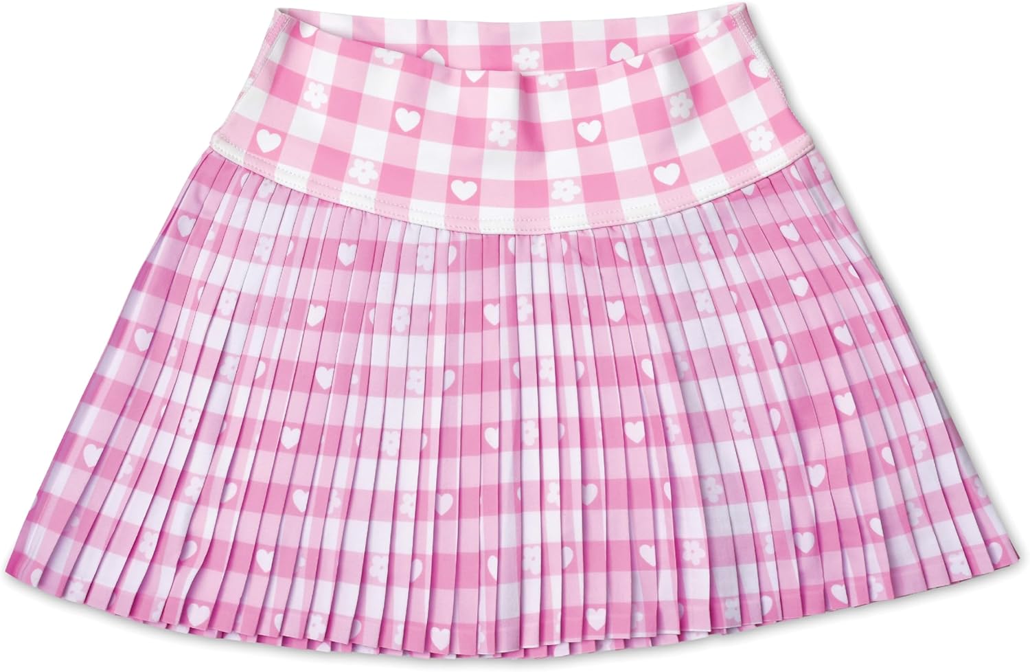 iscream + Theme NYC Big Girls Spandex Blend Stretchy Pleated Skort for Casual and Sports Wear