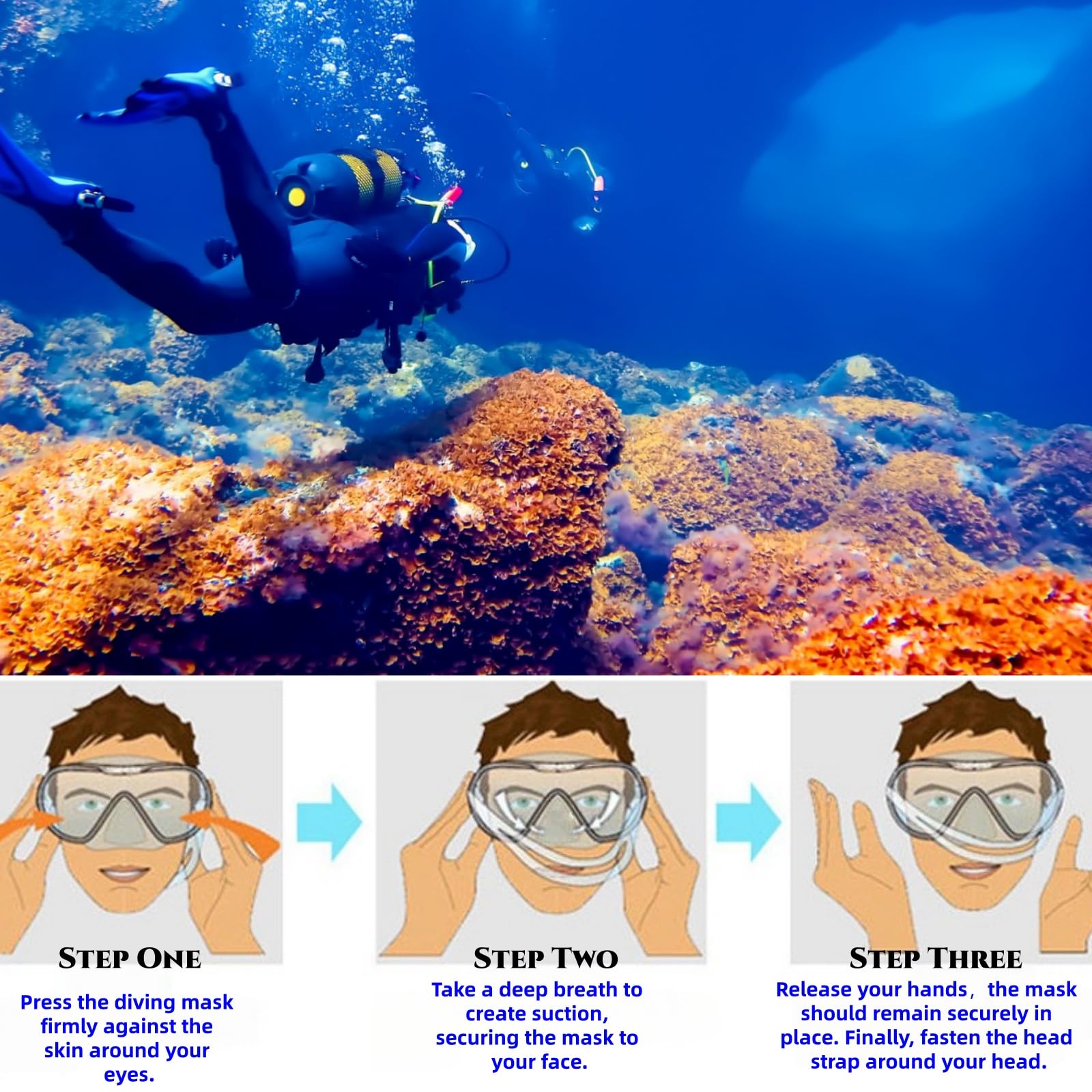 Kit de snorkeling optique avec force visuelle, dioptrie : de 0 à -9, kit de plongée pour adulte avec bouchons d'oreilles et sac de rangement, tuba sec, lentille en verre trempé