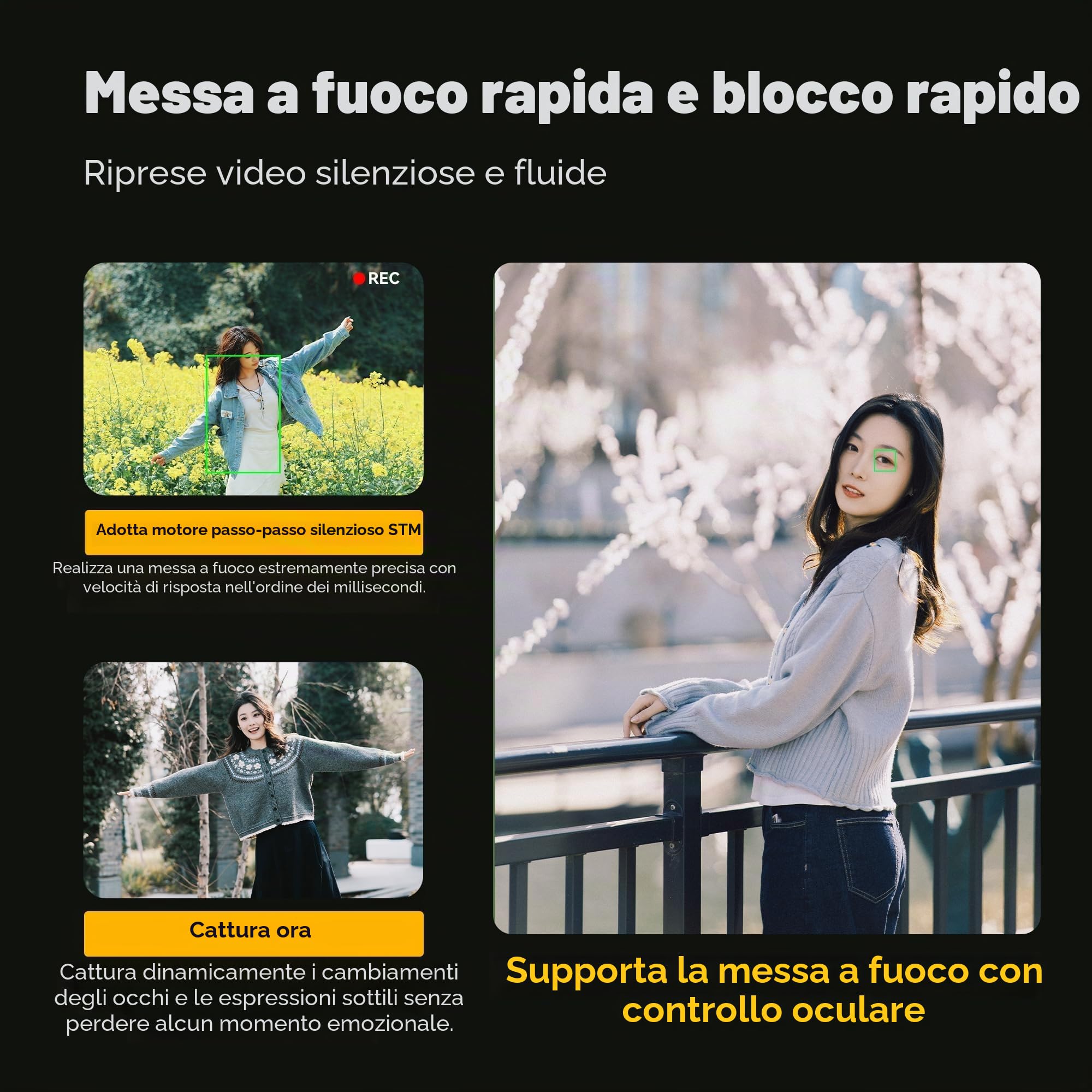 7artisans Obiettivo automatico ritratto AF85mm f1.8, compatibile con fotocamere Panasonic LUMIX S Series/Sigma L Series (nero)
