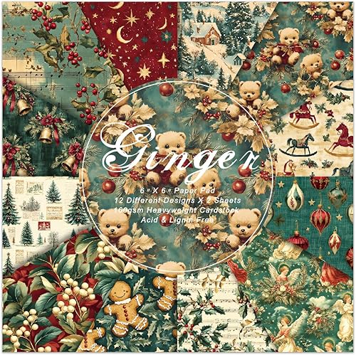 Vista 11 de Bloc de Papel para Scrapbooking Blue Sea - 24 Hojas de 6 Pulgadas con Patrones Estéticos Decorativos para Collage Decoupage Envoltorio Suministros