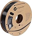 Polymaker PolySmooth PVB Filament 1.75mm 0.75kg Black - Print Like PLA Filament, Easy Smoothable Post Process with IPA Alcohol