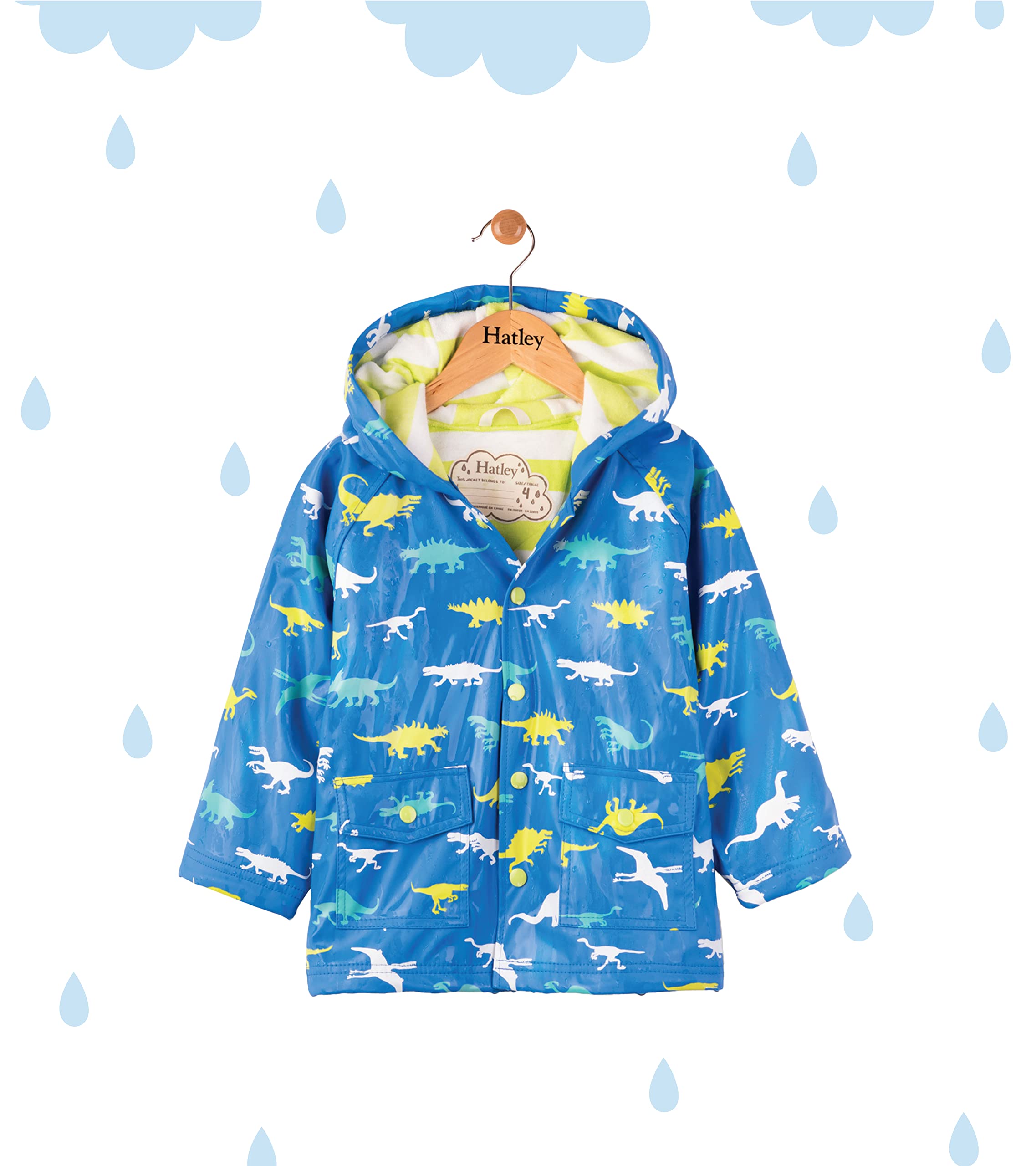 Hatley Jungen Printed Rain Jacket Regenmantel