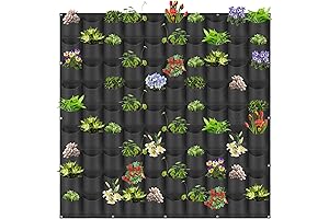 90-Pocket Hanging Garden: Vertical Greening for Indoor and Outdoor Spaces