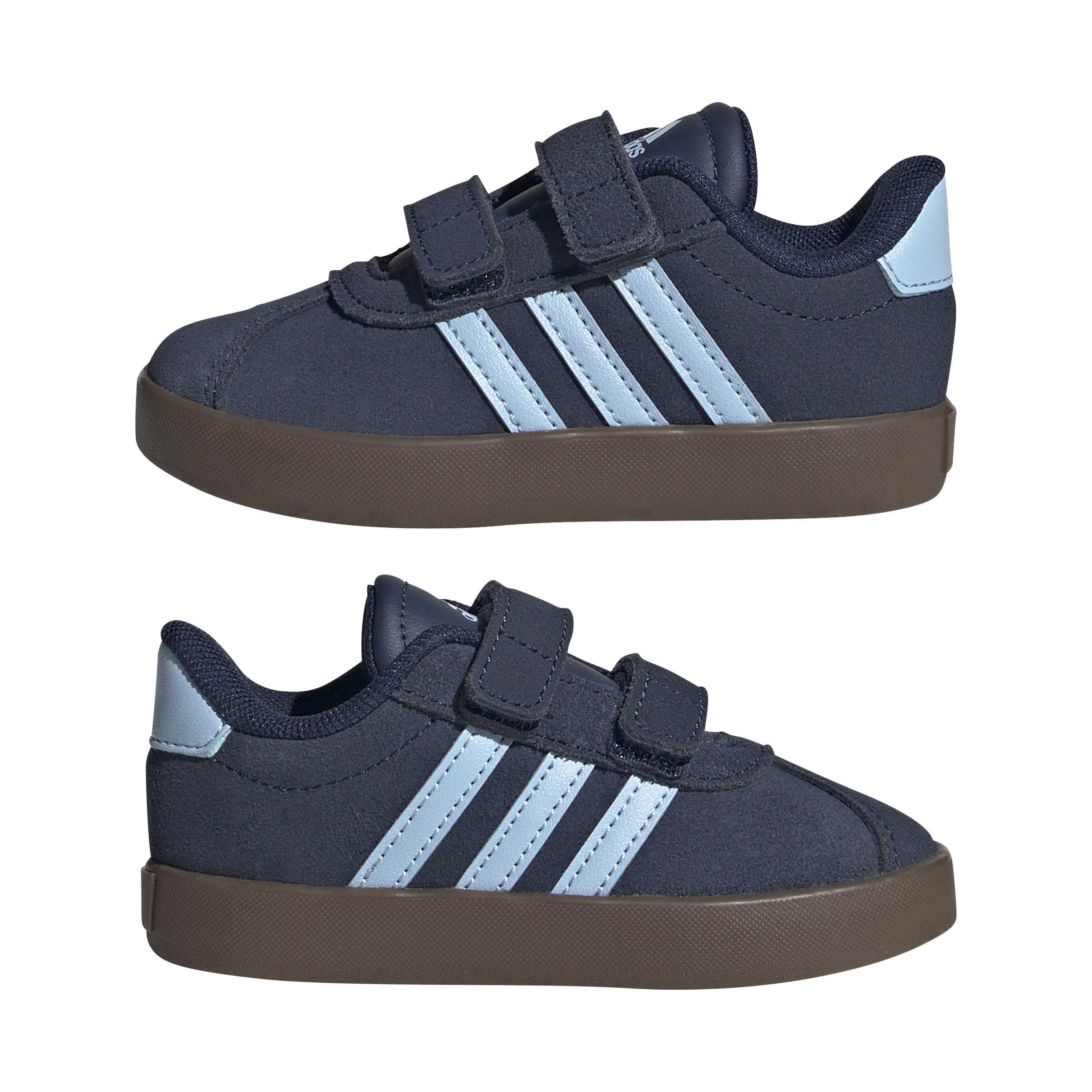 adidas Mixte bébé VL Court 3.0 Infants Shoes, Night Indigo/Clear Sky/Gum5, 27 EU
