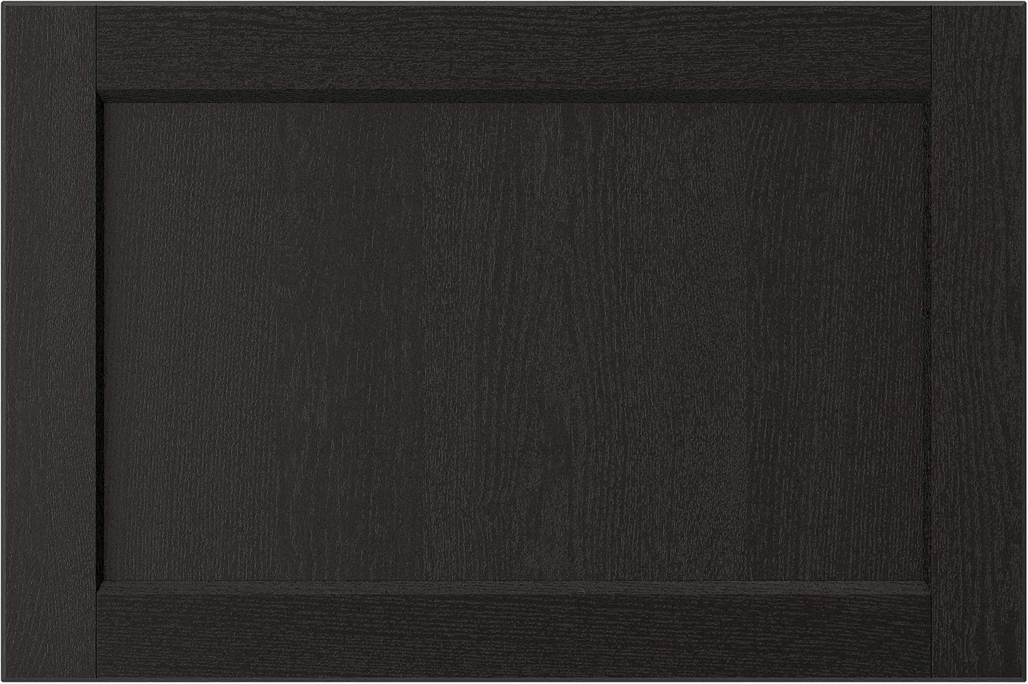 LERHYTTAN Drawer Front, Black Stain, 24" x 16"