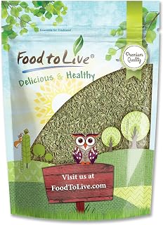 Food to Live Whole Fennel Seeds 3 lbs - Raw, Non-GMO, Kosher, Vegan Bulk - Sweet Licorice for Tea, Cooking, Baking, Indian & Mediterranean Dishes