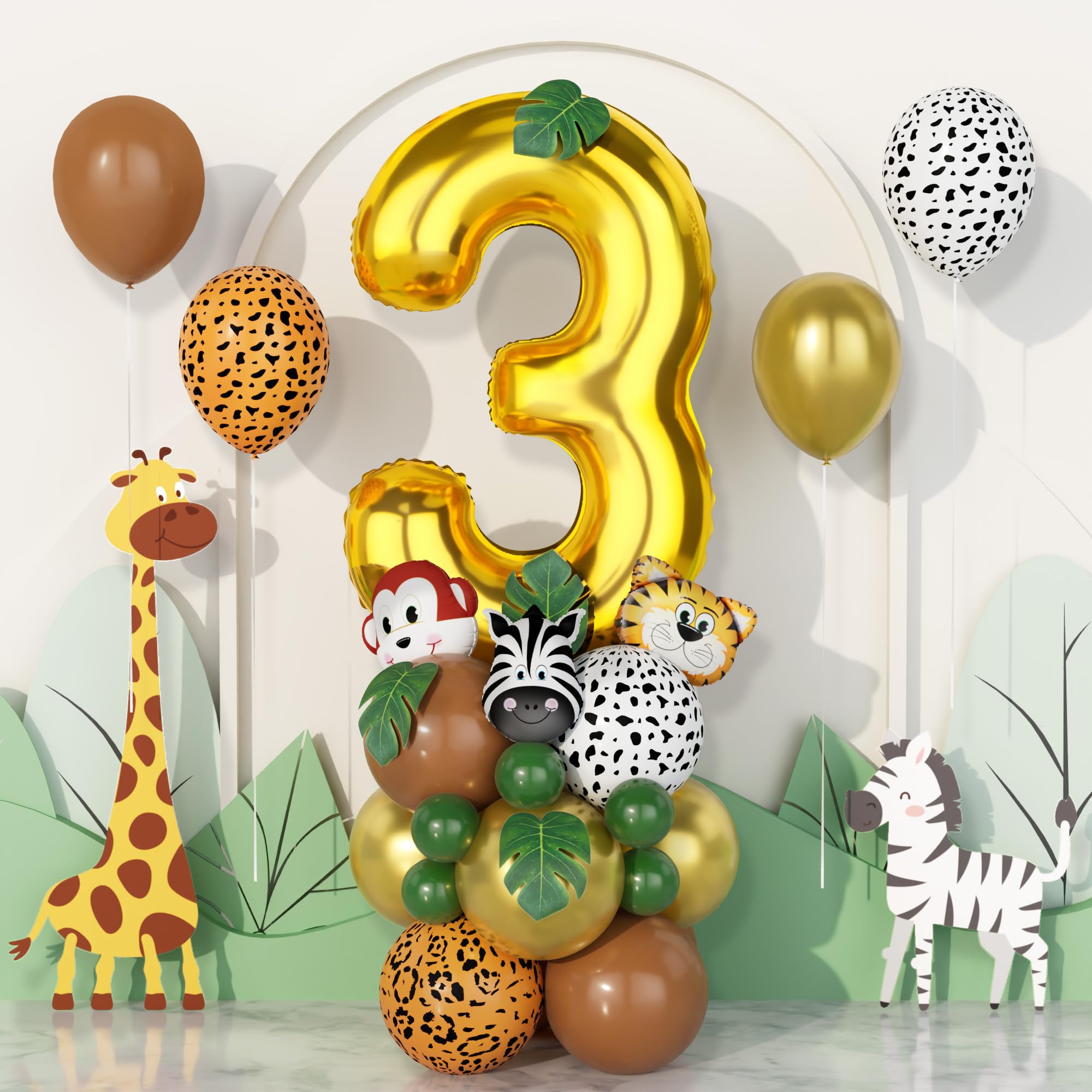 XL 39" Woodland Deer Mylar Foil Balloon - Giant Super Shape Party Decoration - Helium Or Air Fill