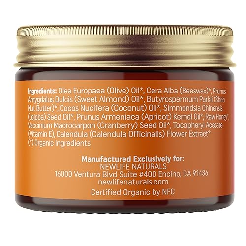 Miniatura 4 de NewLife Naturals Crema de vulva orgánica certificada con caléndula y vitamina E | Apoyo para la menopausia para picazón, irritación y sequedad |