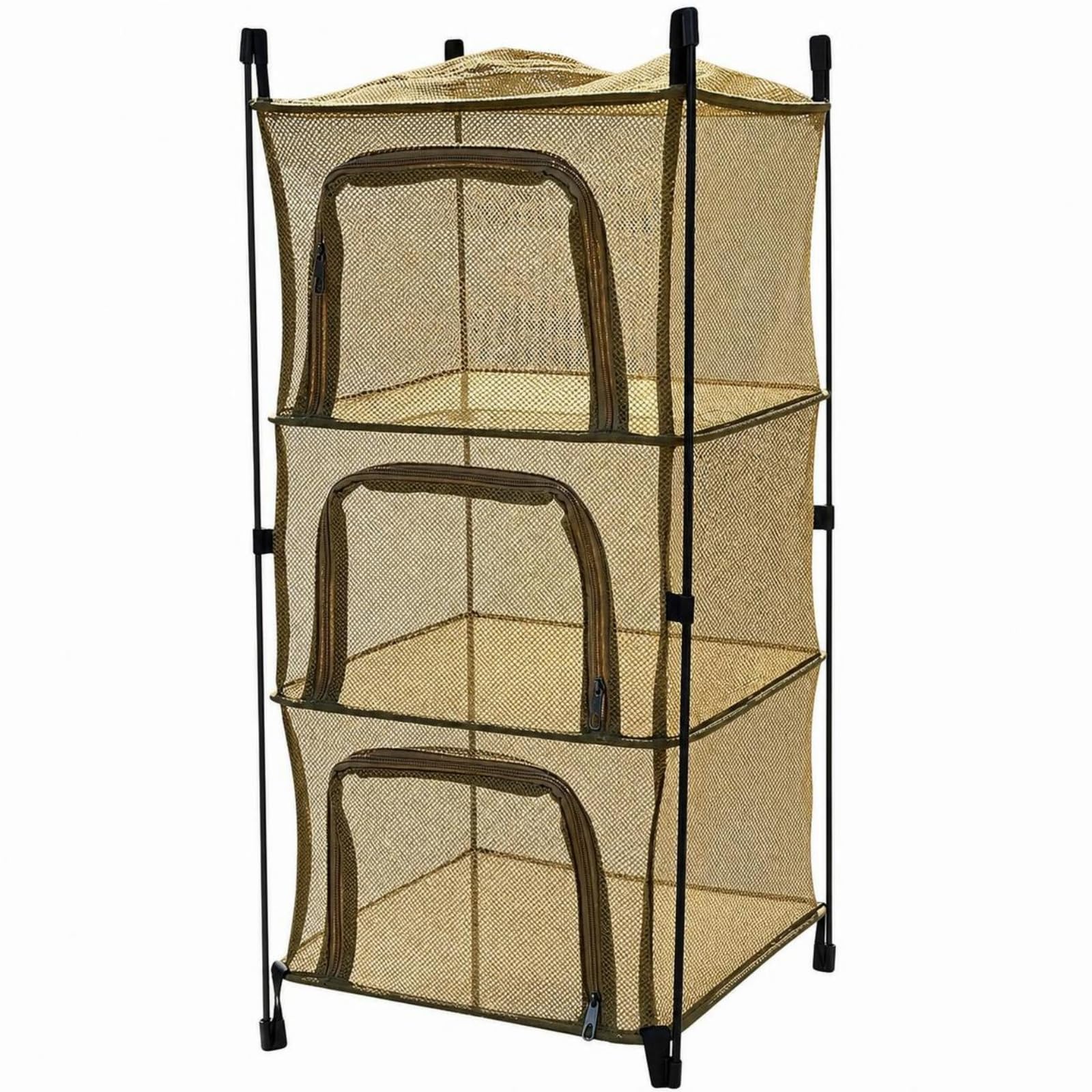 Stendino con Gancio Multistrato, Cammello, 84 × 39 Cm