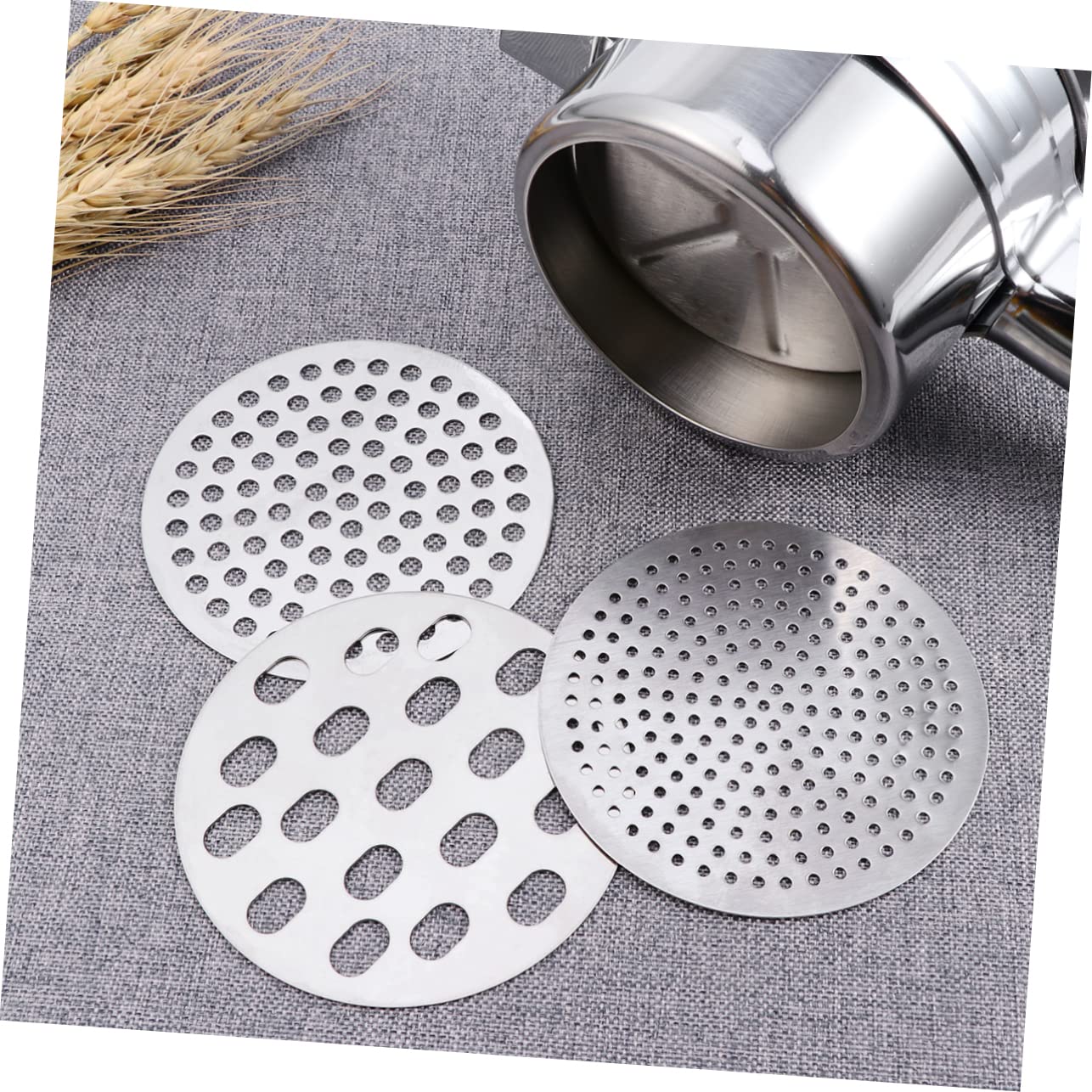 VINTORKY Stainless Steel Potato Ricer Fruit Strainer Masher Garlic Press Food Press Squeezer for Orange Potato Juice