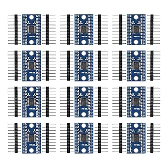 Diitao 12PCS TXS0108E High Speed Full Duplex Logic Level Converter,8-Bit 8 Channel Shifter 3.3V 5V Bi-Directional Converter Module