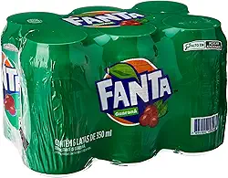 Pack de Fanta Guaraná 350ml 6 unidades
