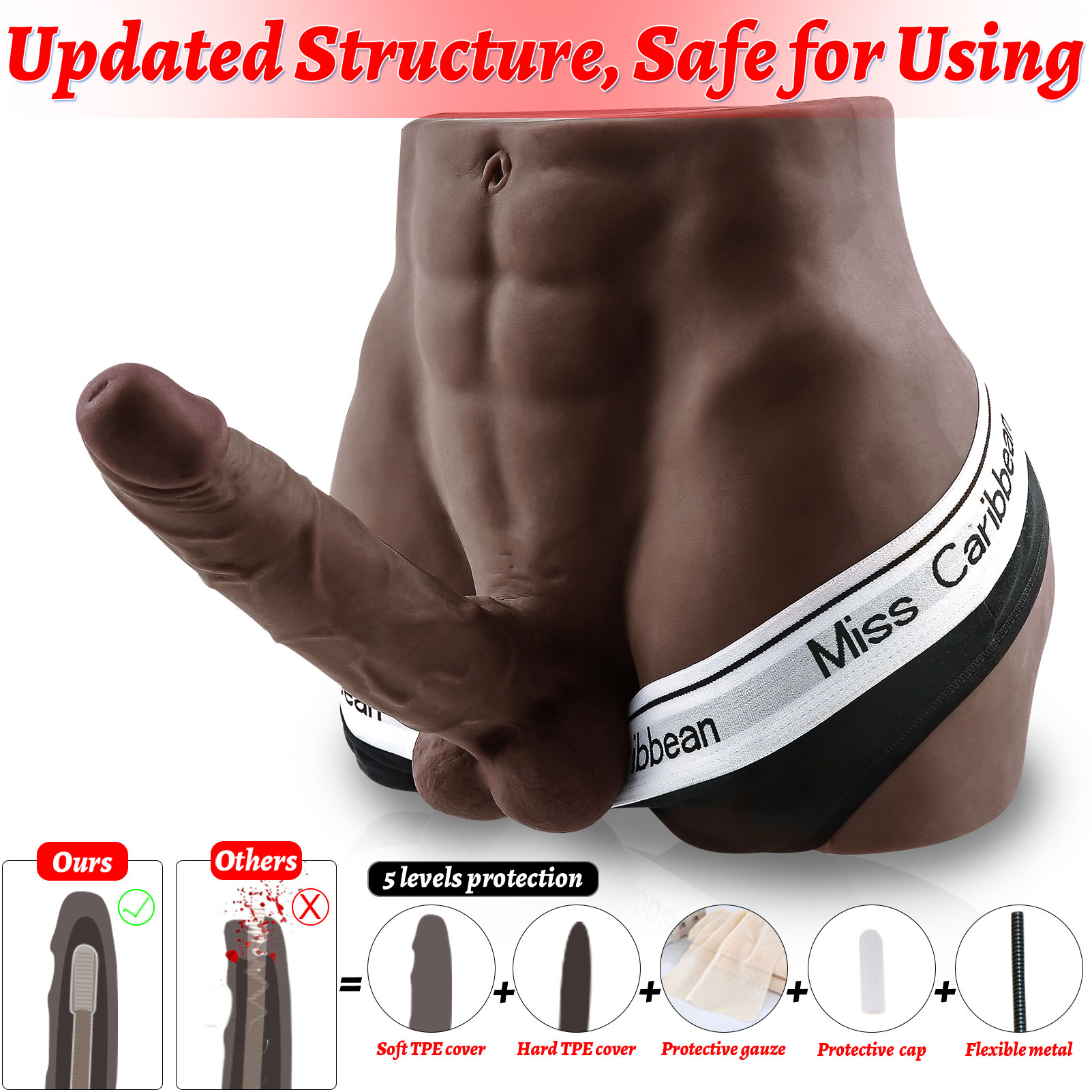 Watch 17lb Sex Doll with Torso Big Didlo for Women Couple on Amazon Live