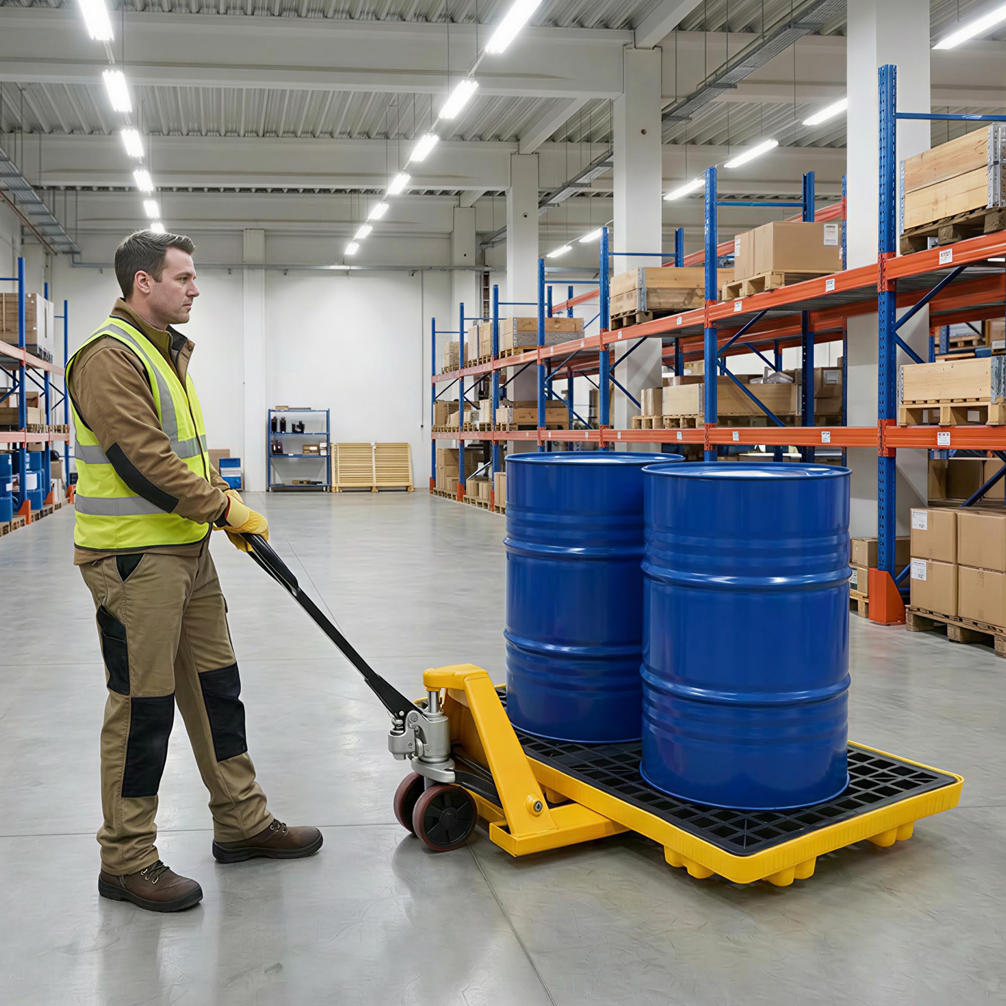 Spill Containment Pallet - 2000LBS Capacity -2 Spill Containment Pallet - 2000LBS Capacity -2