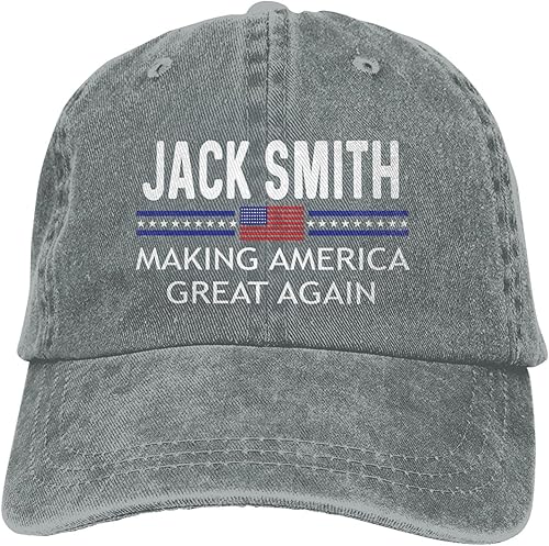 Miniatura 9 de Jacks Smith Hat Jacks Smith Making America Great Again Sombrero para hombres Sombreros de béisbol con sombrero de diseño, Gris