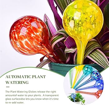 E-KAY 3 Pack Plant Waterer Self Watering Globes,Bird Shape Design Hand