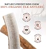Alpha Dog Nutrition Cuernos de Alce para Masticar, Grandes, Partidos 3