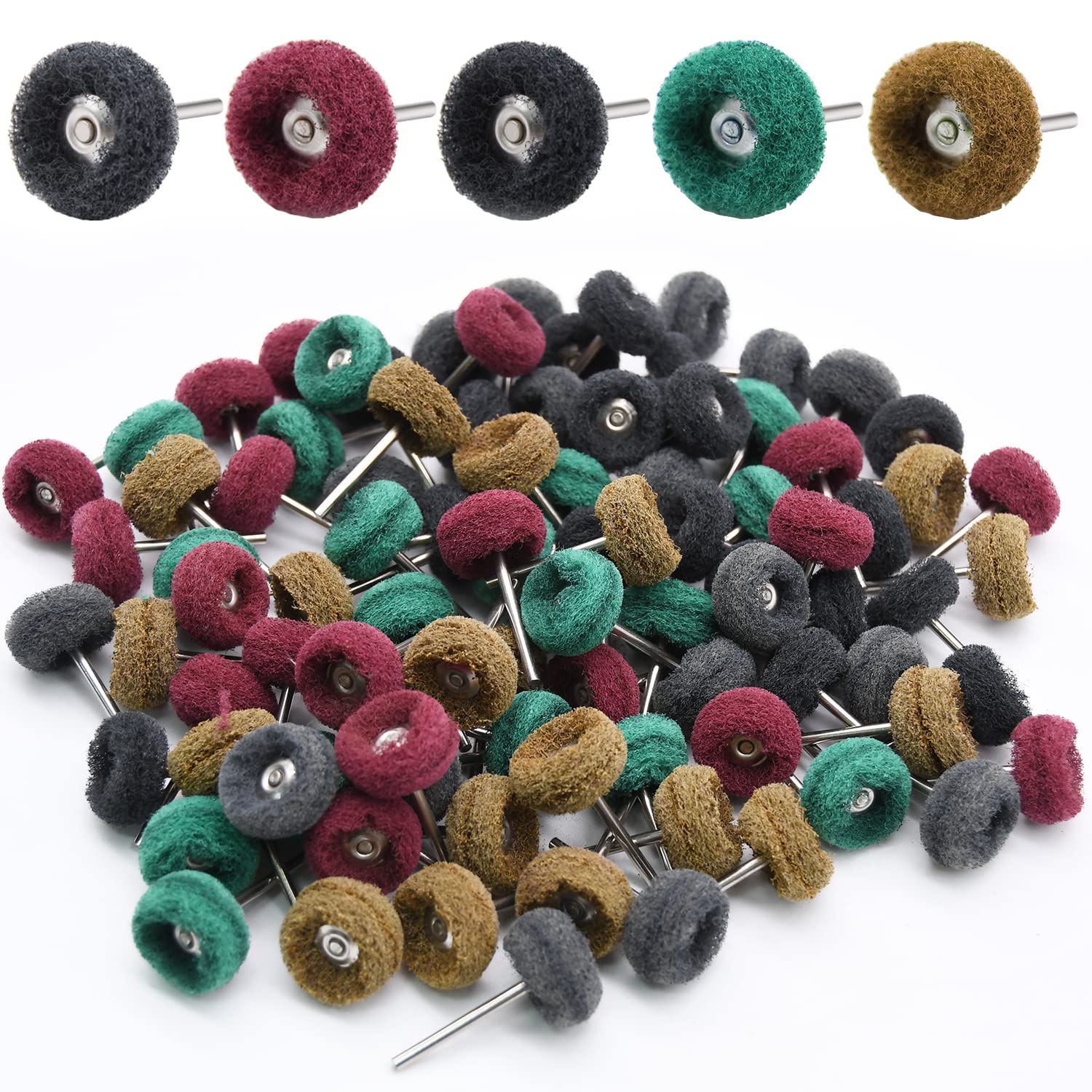 Abrasive Buffing Wheels - 50/100/200 Count -8