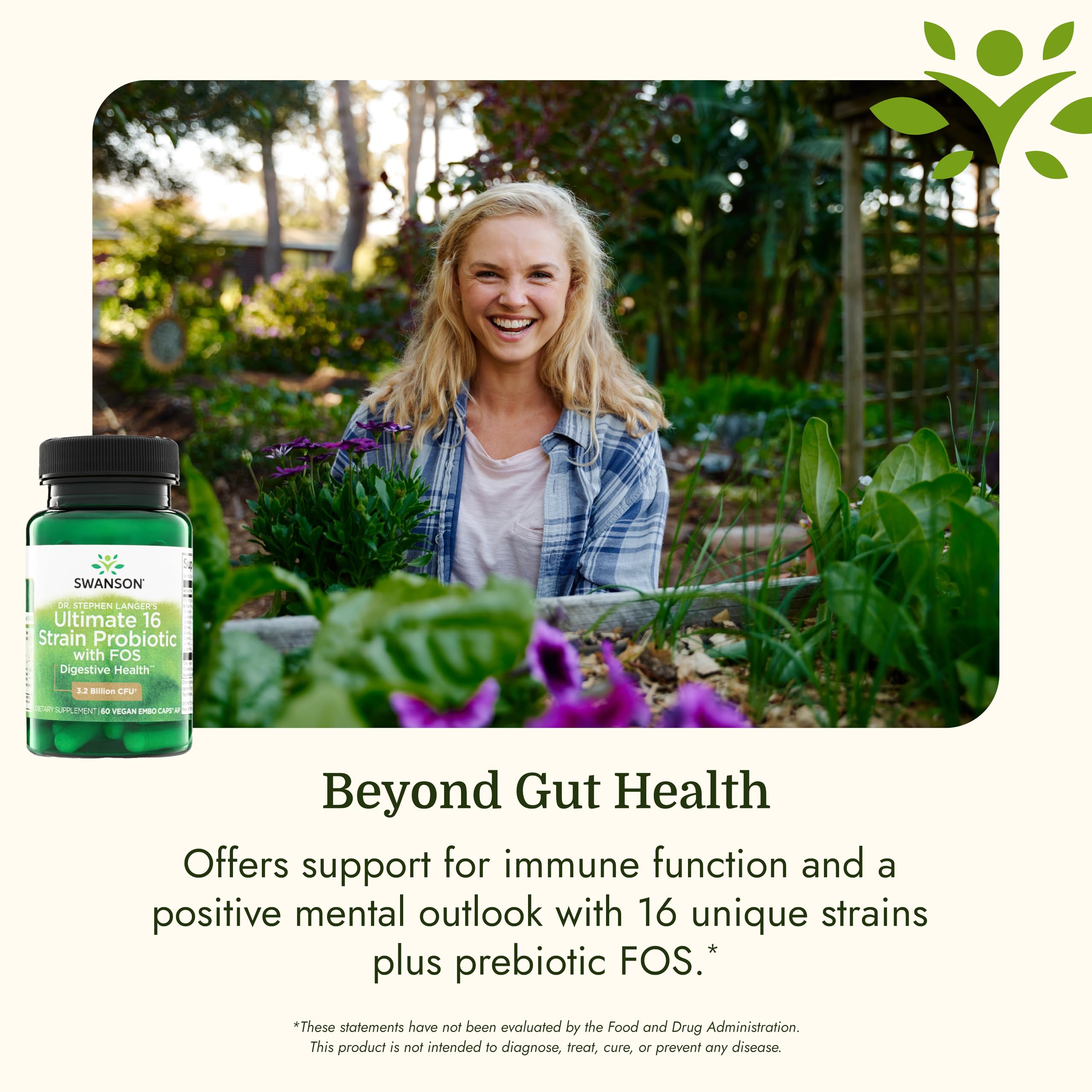 Swanson Dr. Langer's 16-Strain Probiotic with Prebiotic FOS for Gut Health — Amazon image 8