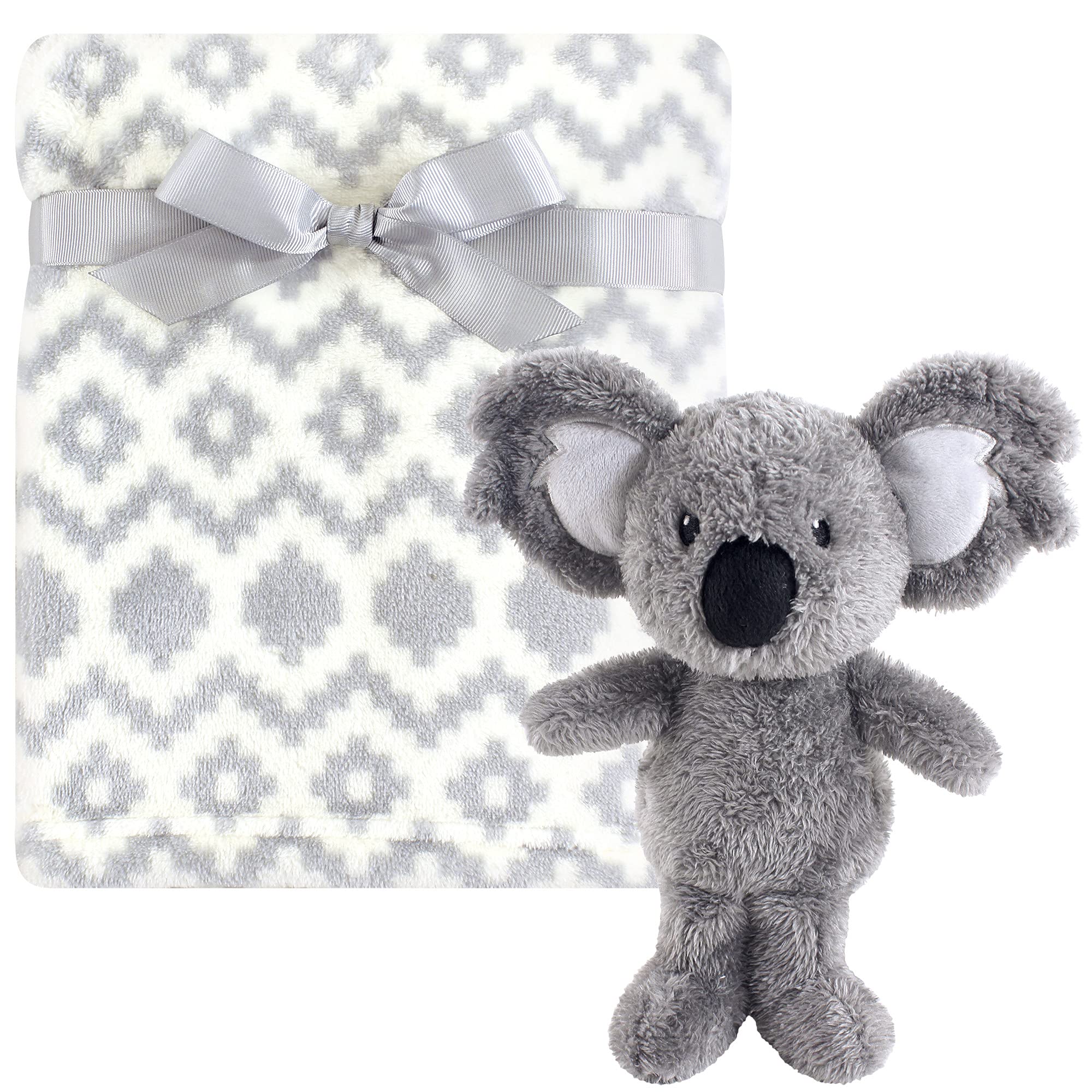 Hudson Baby Unisex Baby Plush Blanket with Toy, Snuggly Koala, One Size